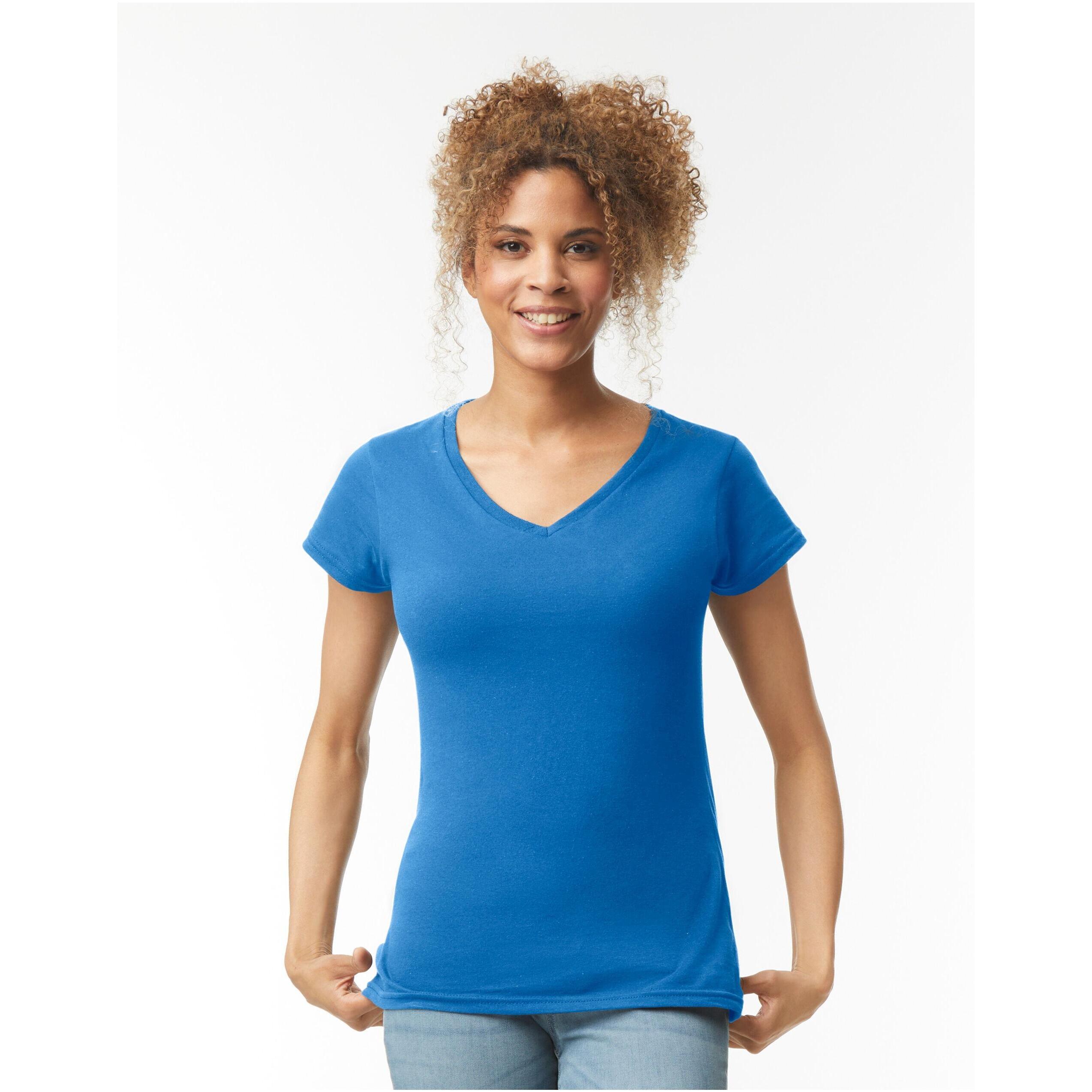 Gildan Ladies Soft Style Short Sleeve V-Neck T-Shirt