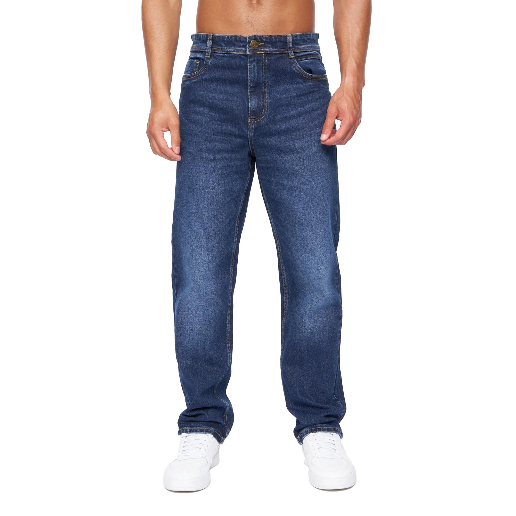 Duck and Cover Mens Rushawn Relaxed Fit Jeans
