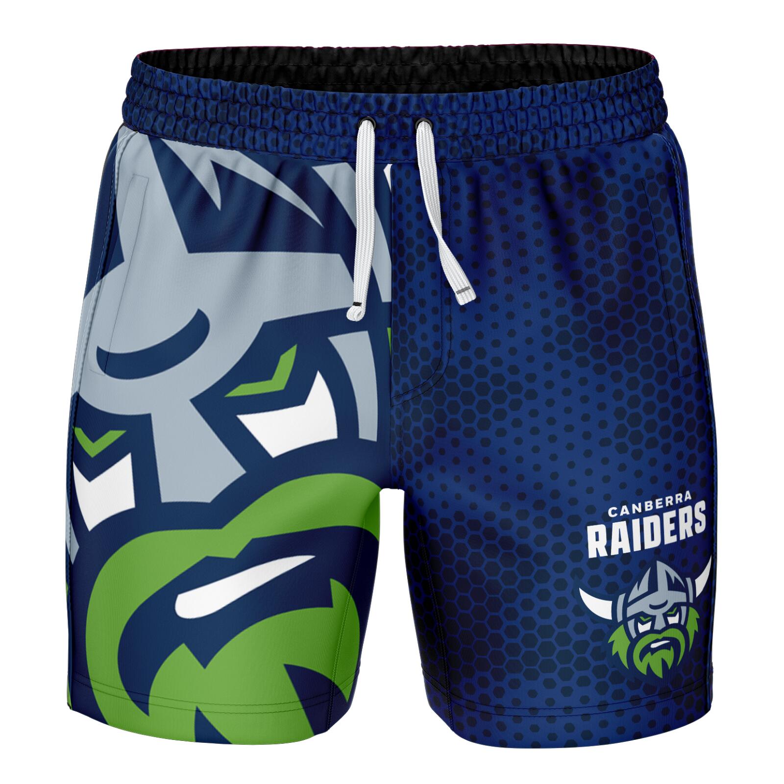NRL 'Big Shot' Volley Shorts - Canberra Raiders - Swim - Adult