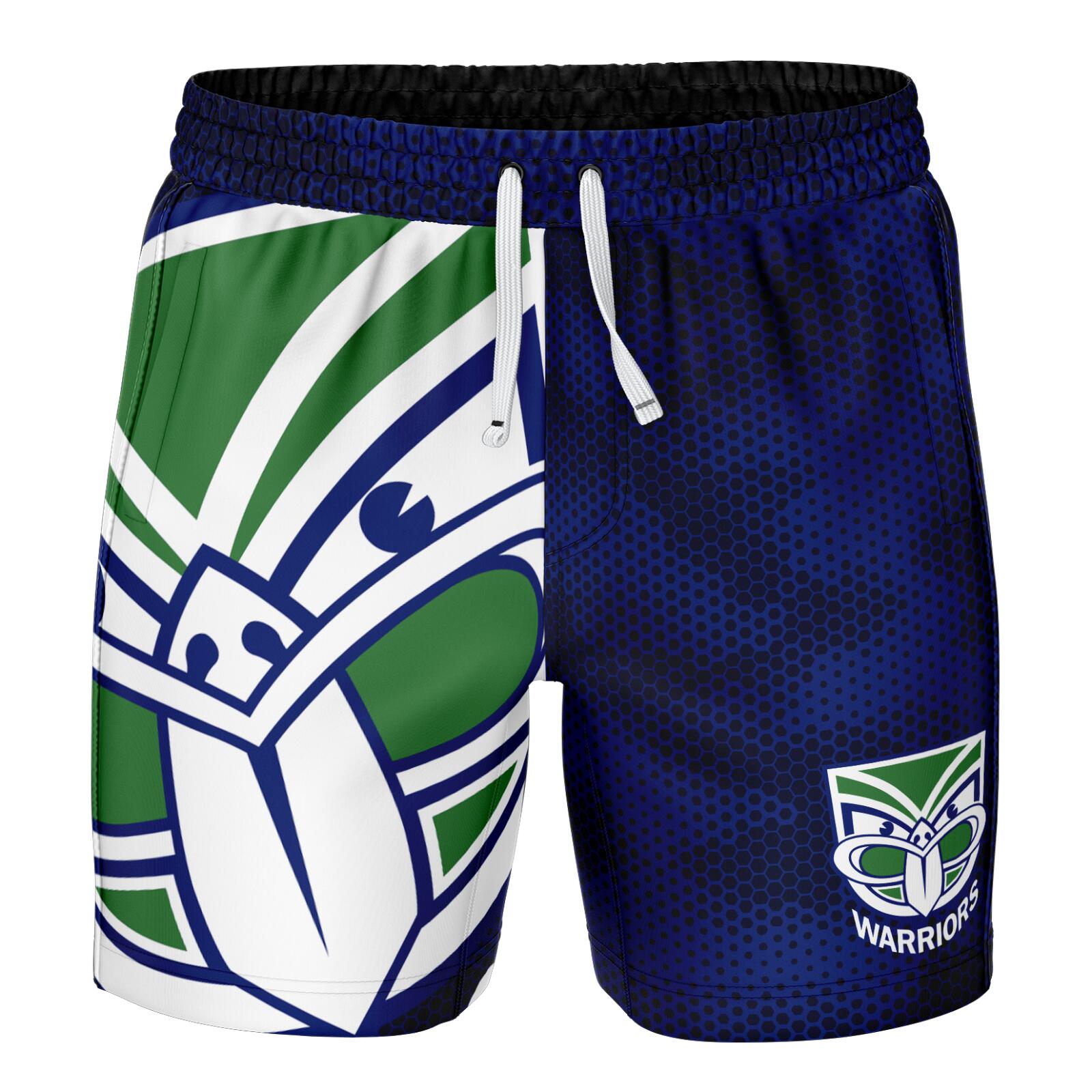 NRL 'Big Shot' Volley Shorts - New Zealand Warriors - Swim - Adult