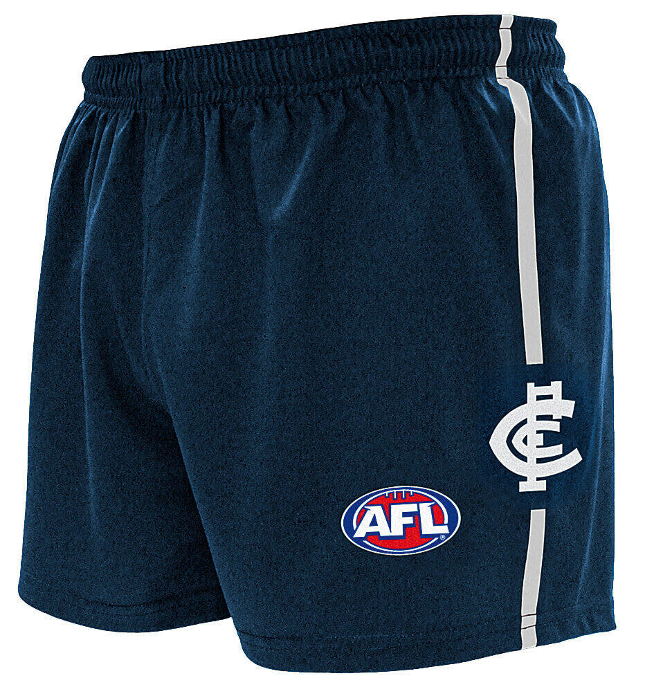AFL Home Baggy Shorts - Carlton Blues - Adult - Supporter