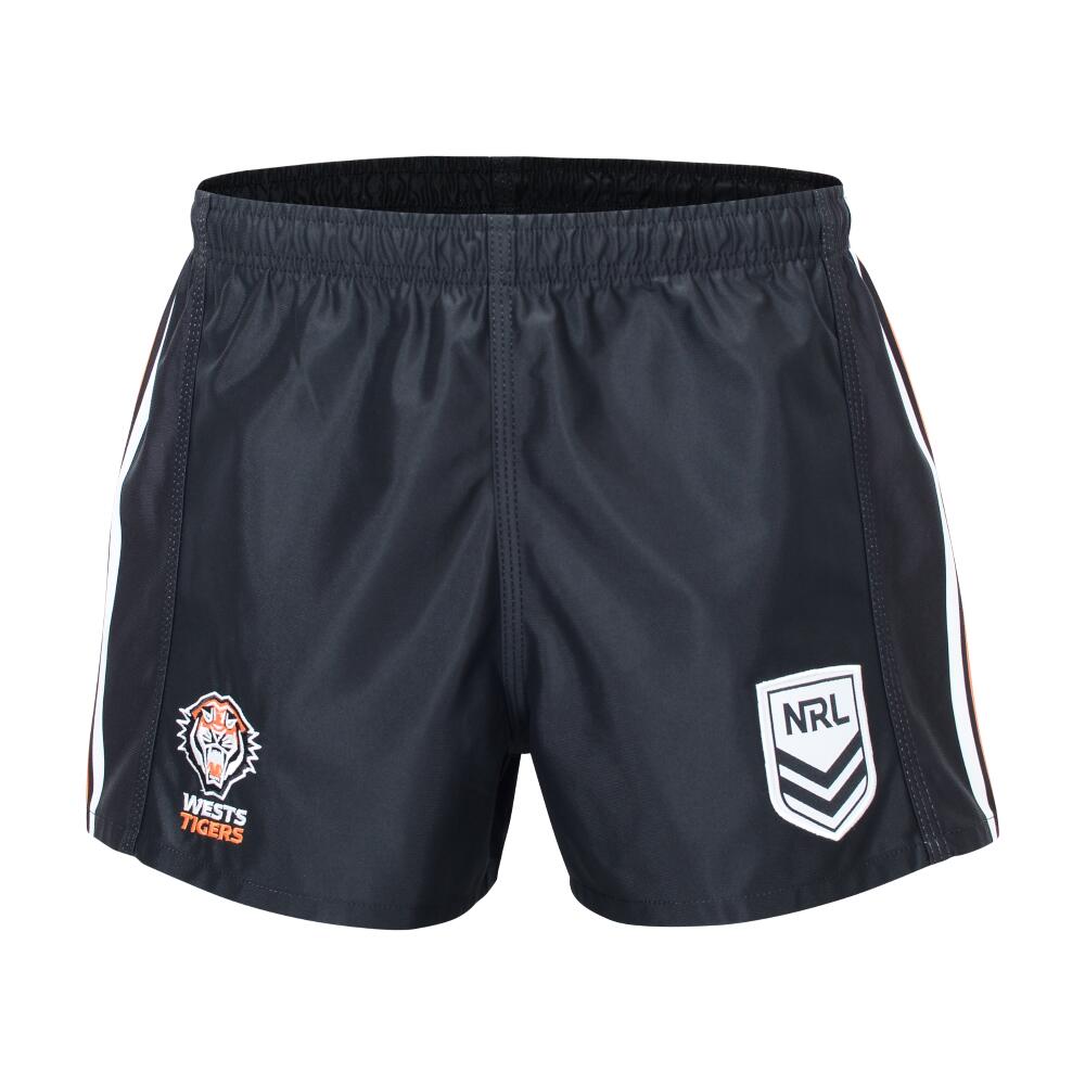NRL Supporter Logo Footy Shorts - West Tigers - Adults - Mens