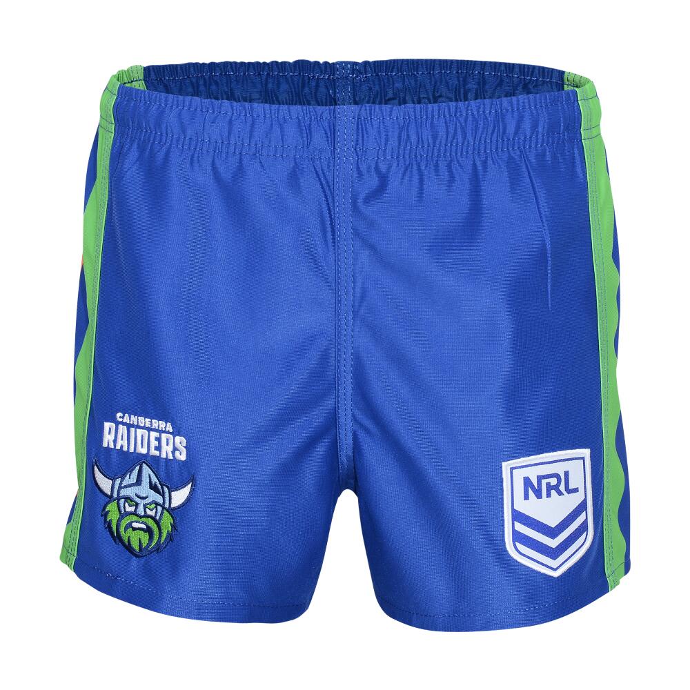 NRL Supporter Logo Footy Shorts - Canberra Raiders - Adults - Mens