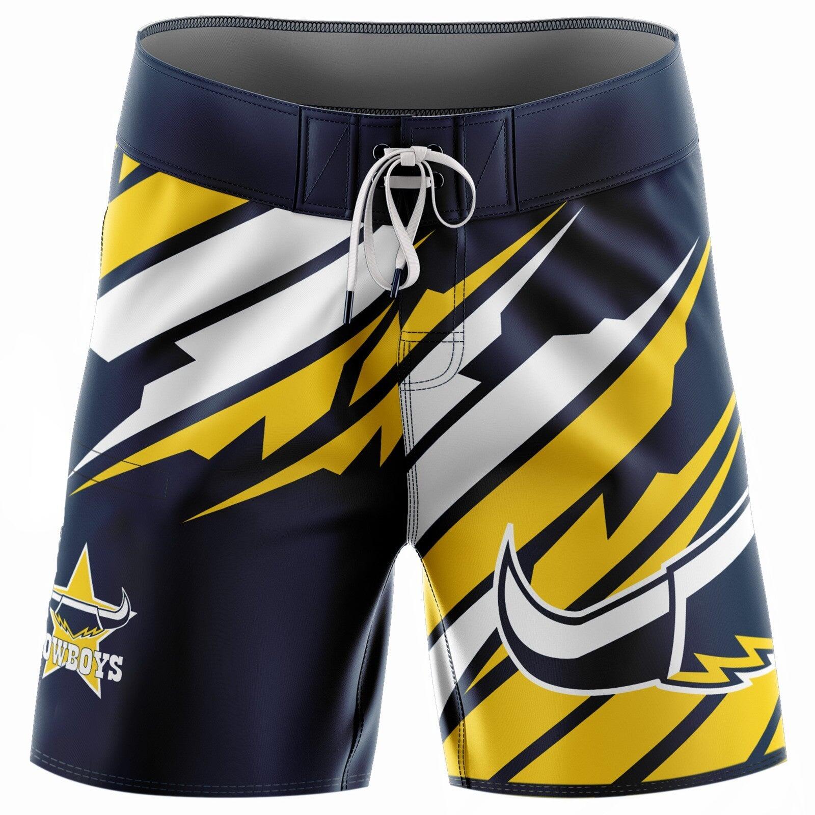 NRL 'Ignition' Board Shorts - North Queensland Cowboys - Swim - Adult