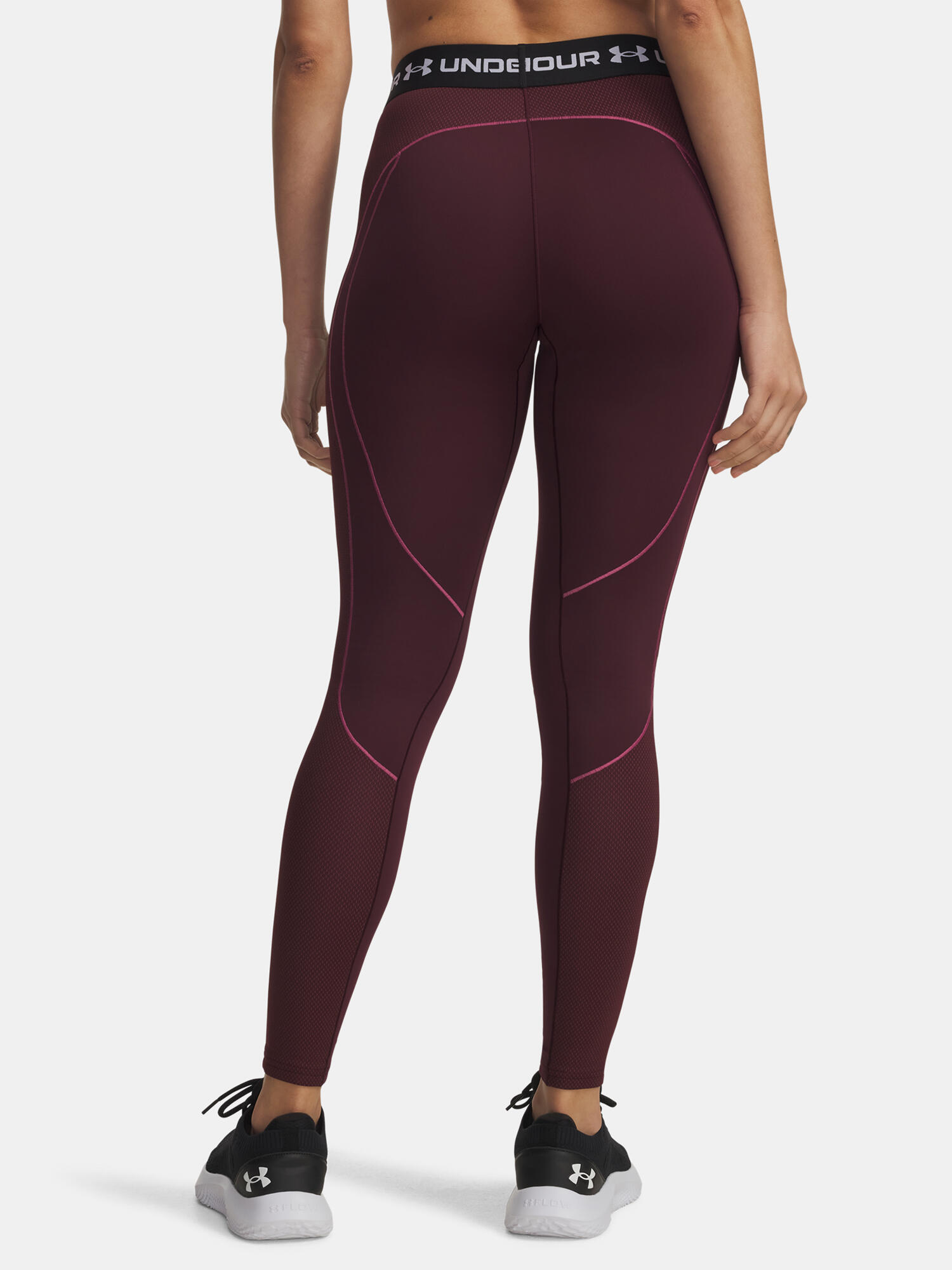 Pantacollant Struttura Donna Under Armour Marrone Scuro 2/4