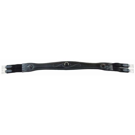 Sangle pour cheval anatomique en cuir lisse T de T