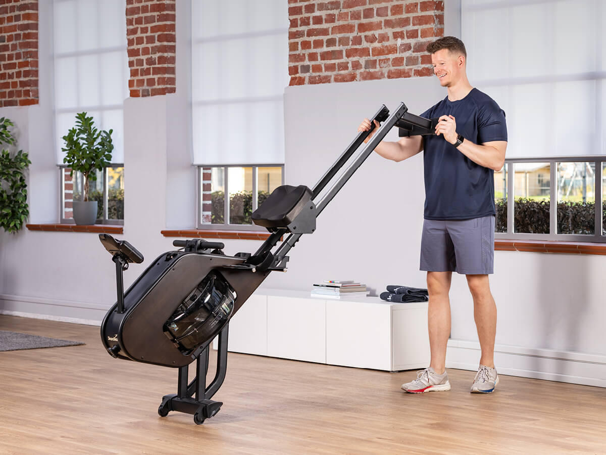 Rameur Nemo III Hybrid - Résistance eau & magnétique - connecté - max. 130 kg 7/7
