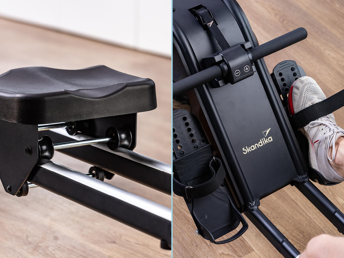 Rameur Nemo III Hybrid - Résistance eau & magnétique - connecté - max. 130 kg 4/7