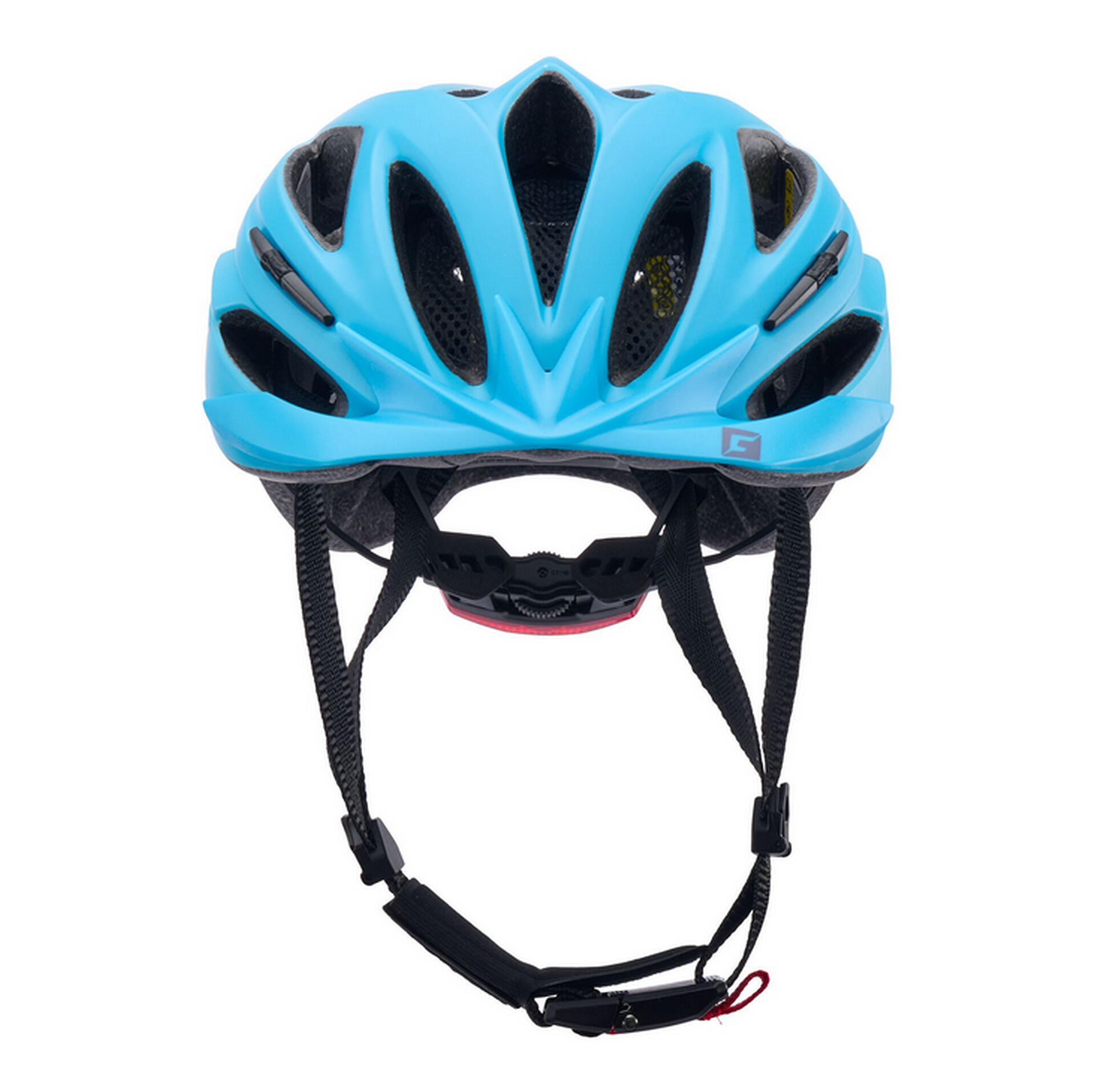 Kinder-Fahrradhelm Pacer Jr, blau-weiß 4/4