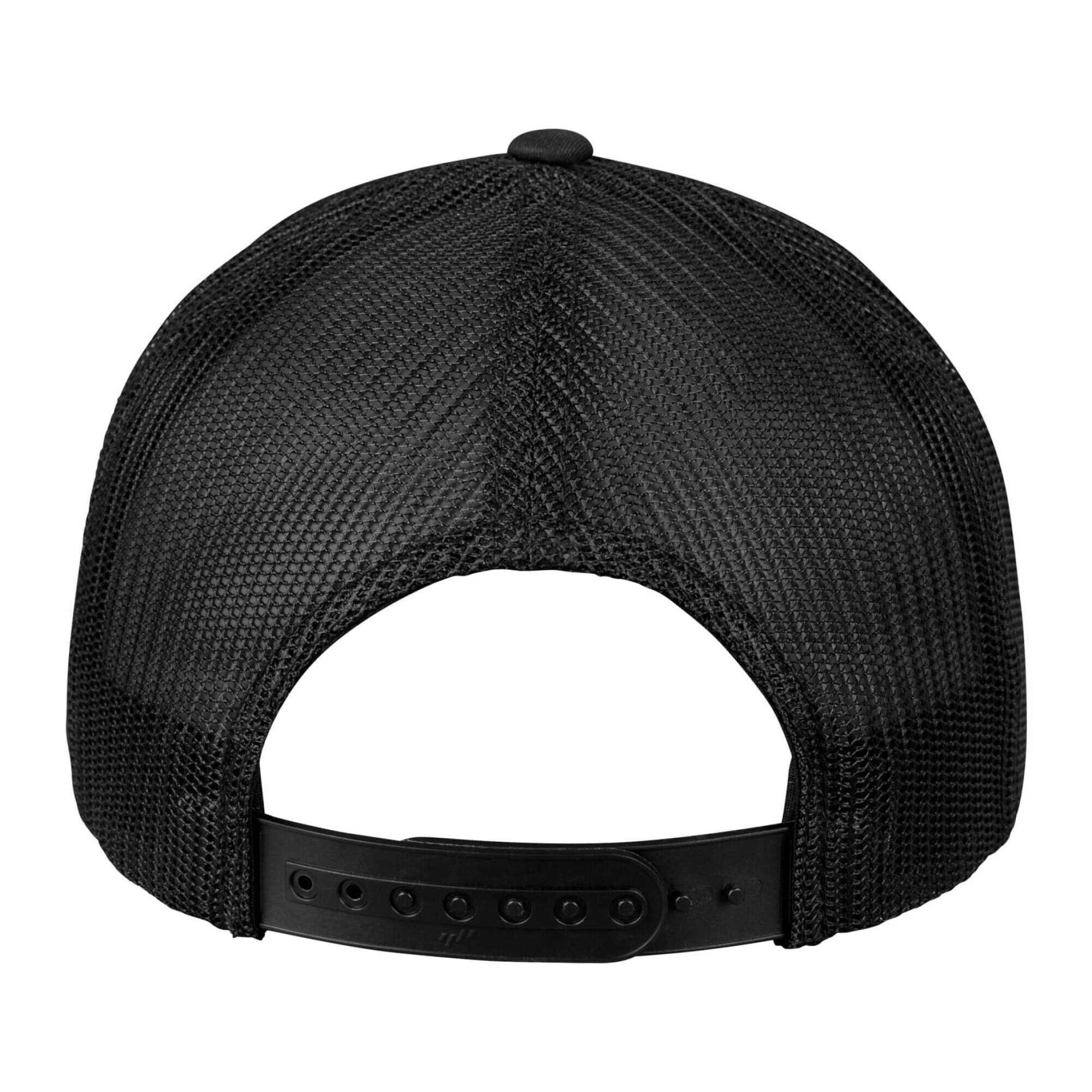 Trucker Cap für HerrenDamen Unisex, Blockfarben Damen und Herren Schwarz/Weiß 2/4
