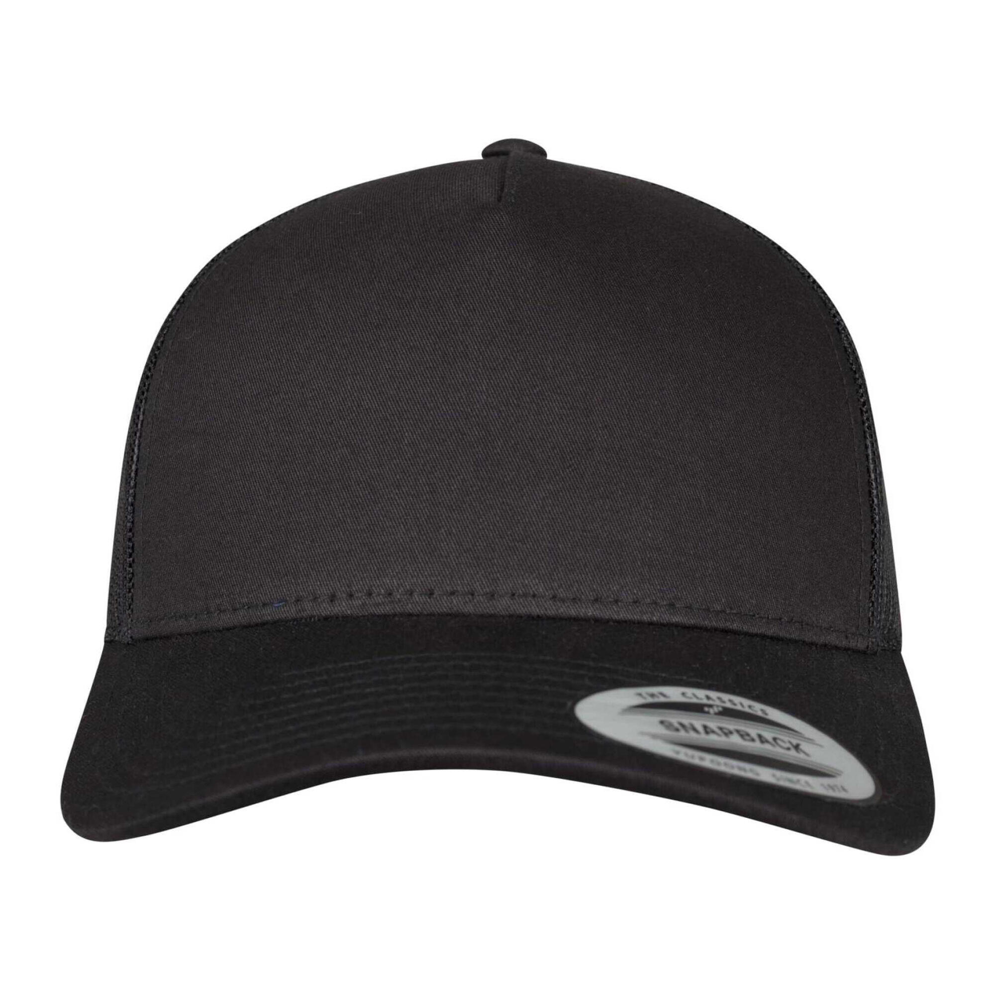 Trucker Cap für HerrenDamen Unisex, 5 Segmente Damen und Herren Schwarz 4/4