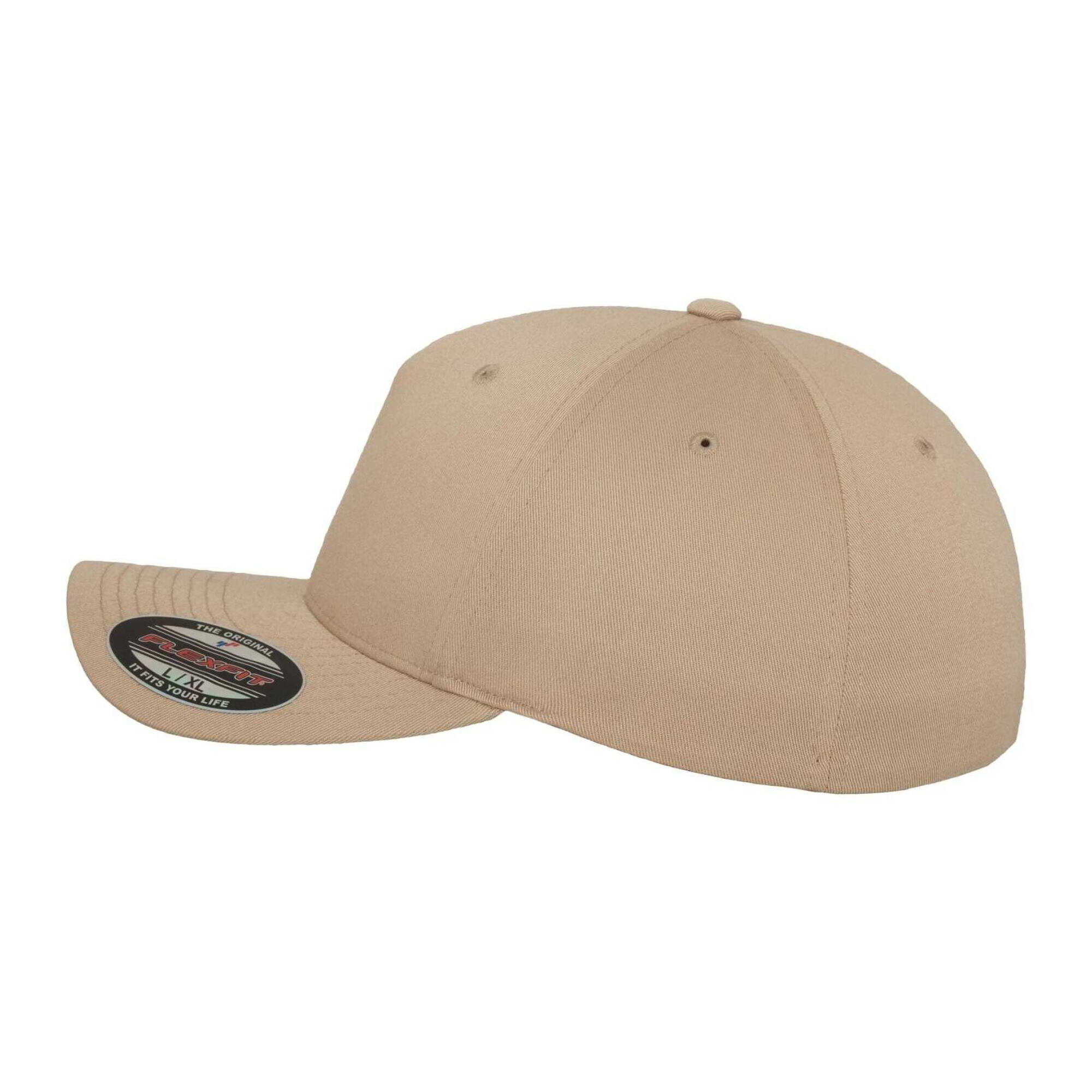 BaseballMütze Damen und Herren Khaki-Braun 3/4