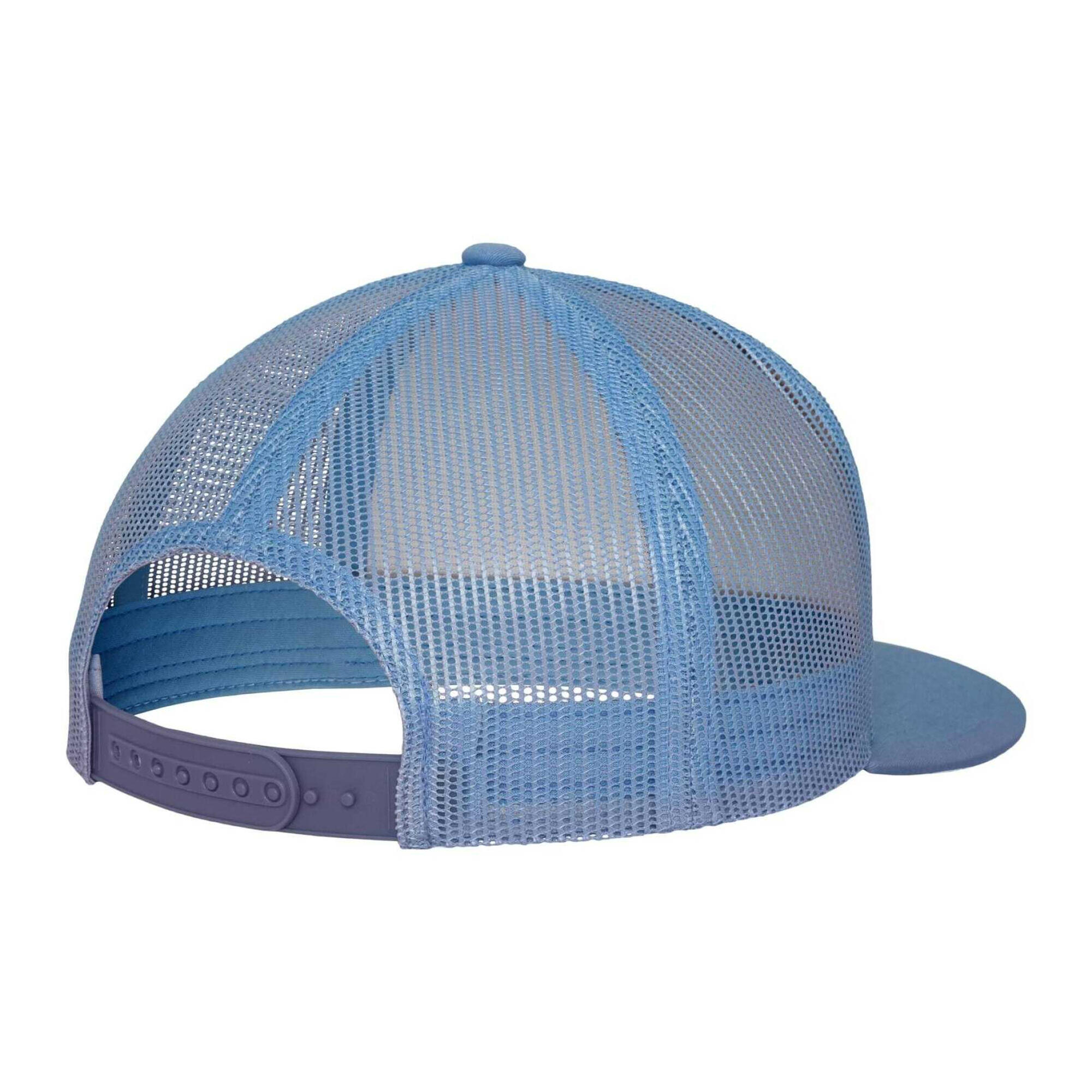Classic Cappellino Da Camionista Semplice Adulto Unisex Flexfit Blu Bianco 2/4