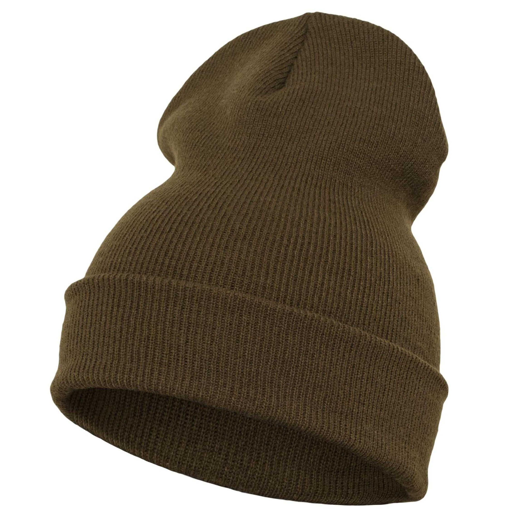 Mütze für HerrenDamen Unisex, Mit Bündchen, Jerseyware Damen und Herren Oliv 2/2