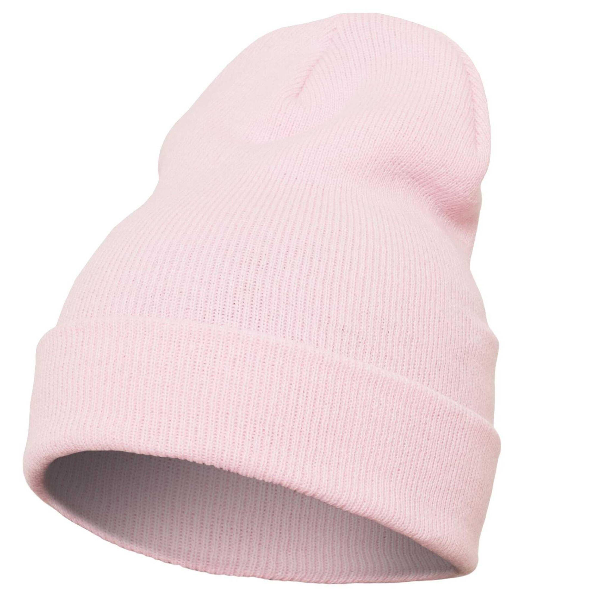 Mütze für HerrenDamen Unisex, Mit Bündchen, Jerseyware Damen und Herren Babyrosa 2/2