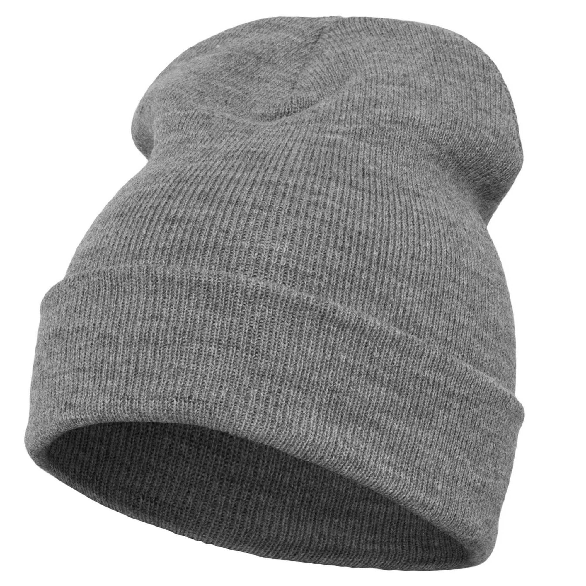 Mütze für HerrenDamen Unisex, Mit Bündchen, Jerseyware Damen und Herren Grau 2/2