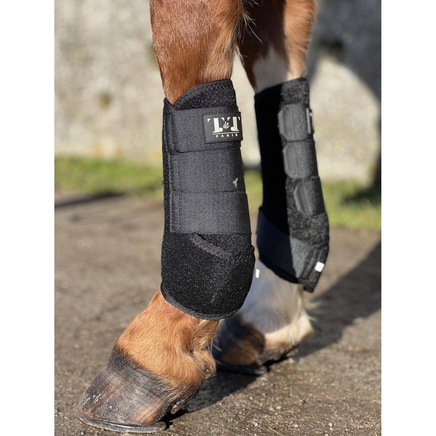 Neoprene horse gaiters T de T 4/5