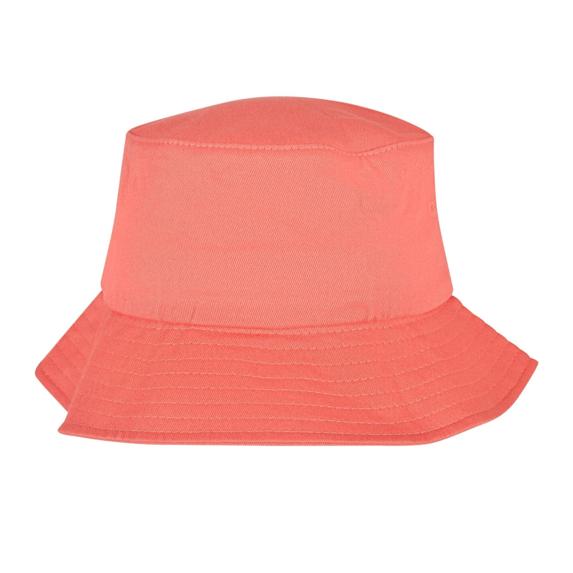 Unisex Adult Cotton Twill Bucket Hat (Spiced Coral) 2/2