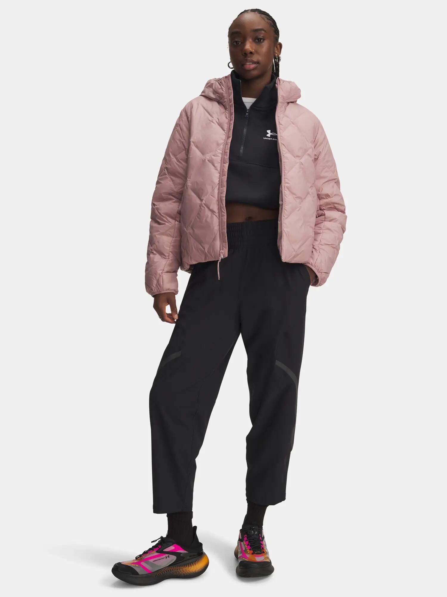 Női kabát Under Armour Legend Down Jacket-PNK 5/5