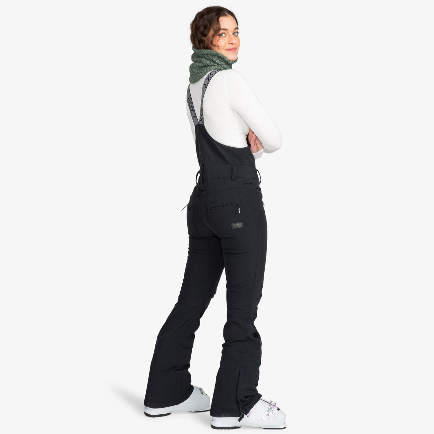 Spodnie narciarskie snowboardowe ROXY damskie ocieplane wodoodporne szelki 7/7