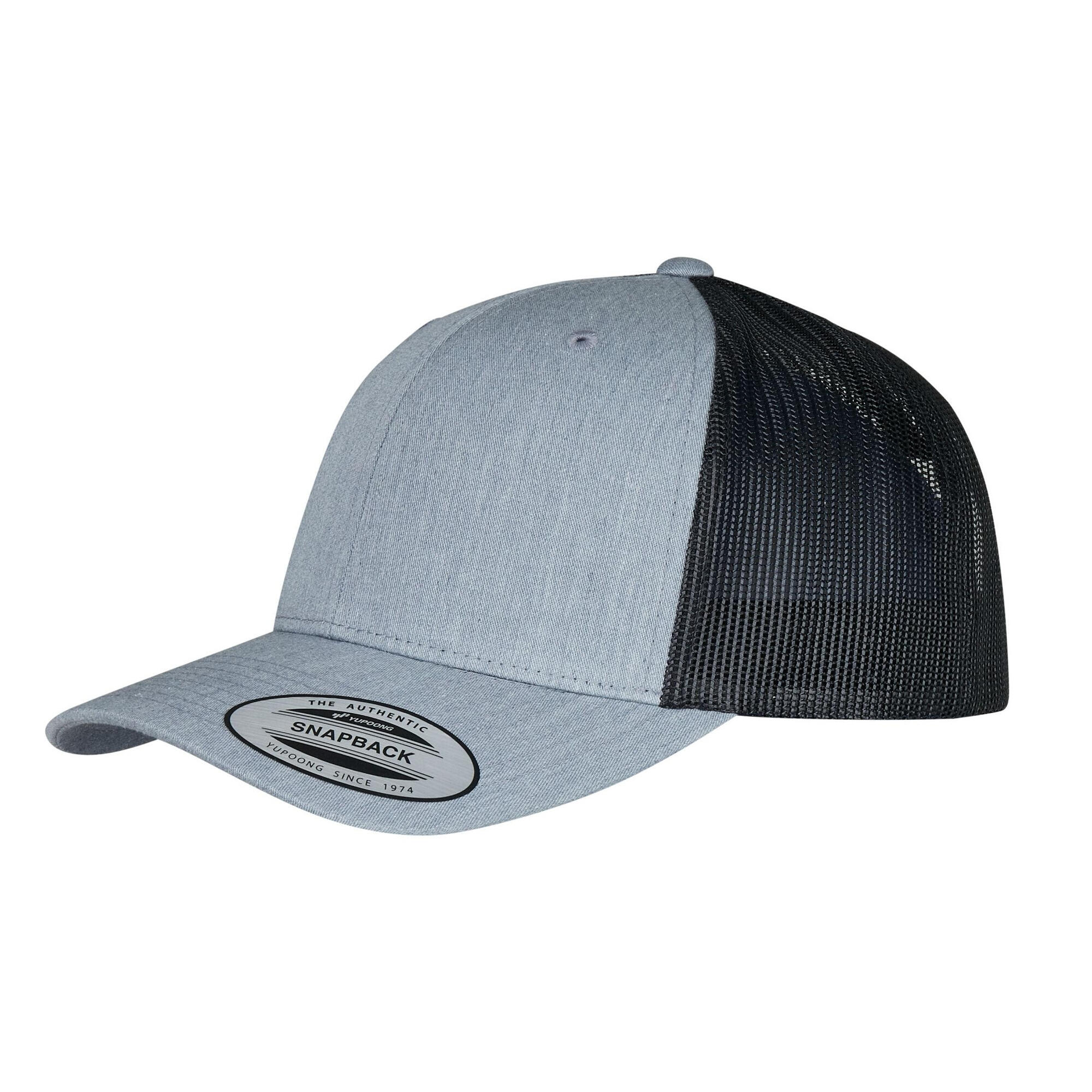 Trucker Cap, Zweifarbig Damen und Herren meliert/Schwarz 3/3
