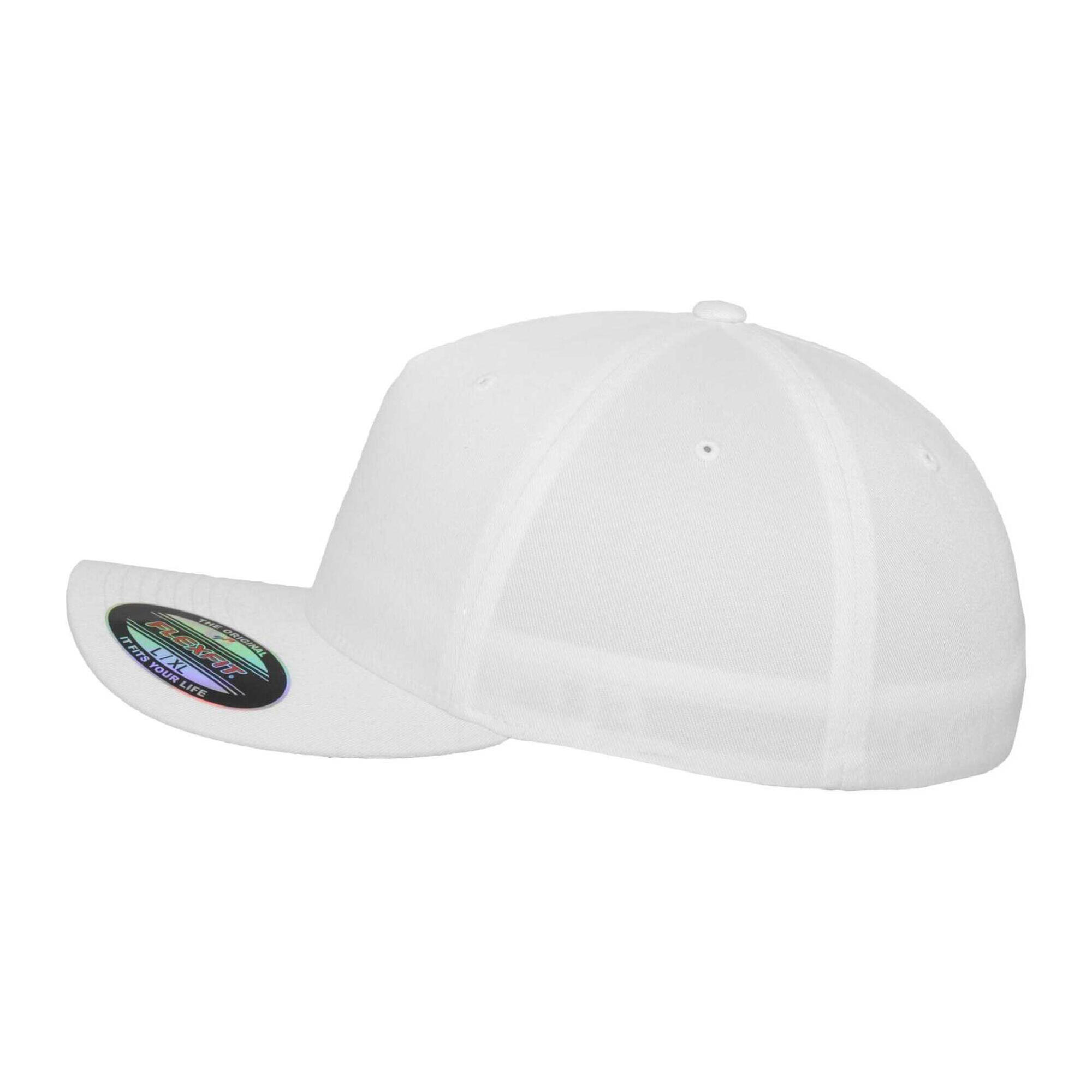 BaseballMütze Damen und Herren Weiß 3/4