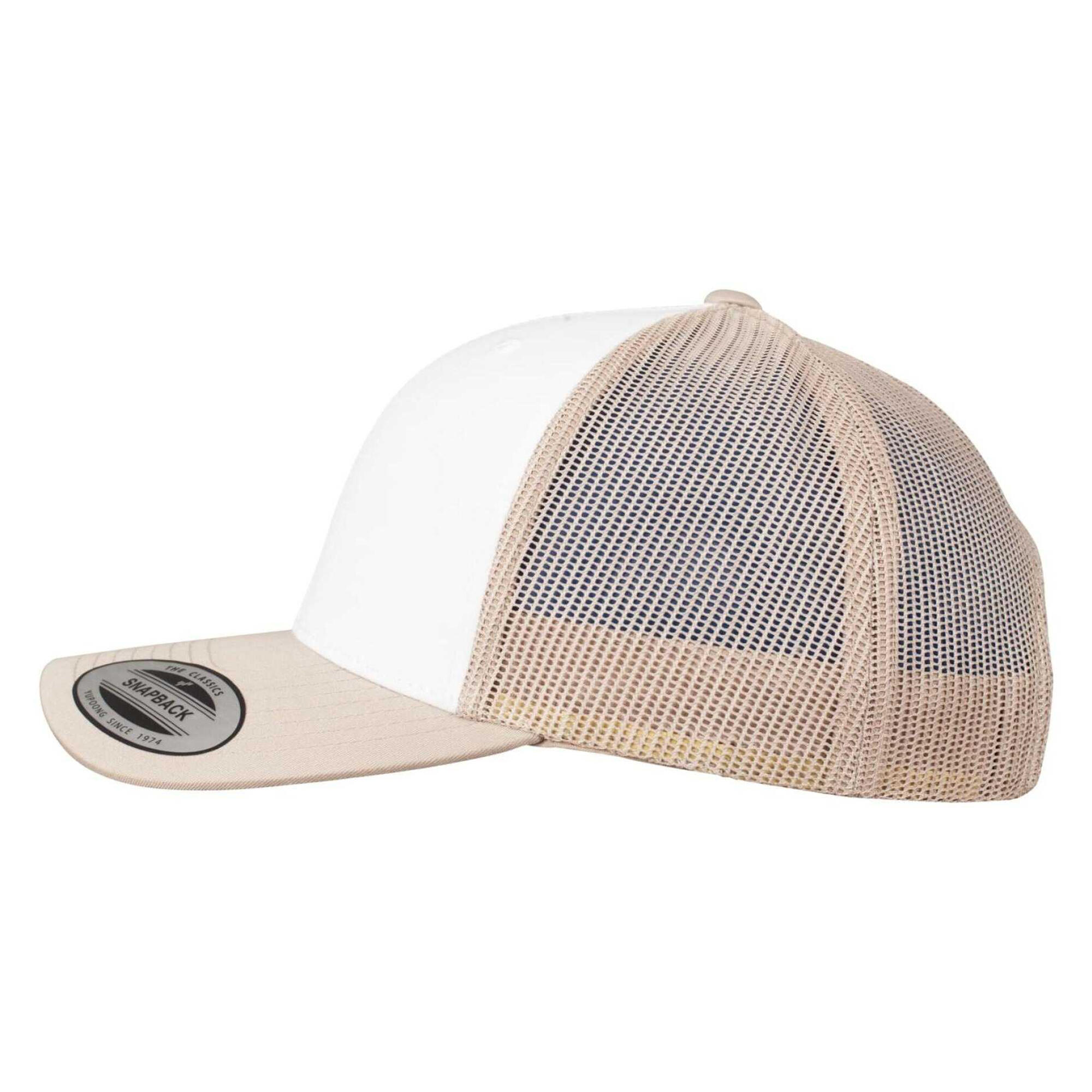 Trucker Cap für HerrenDamen Unisex, Blockfarben Damen und Herren 3/4