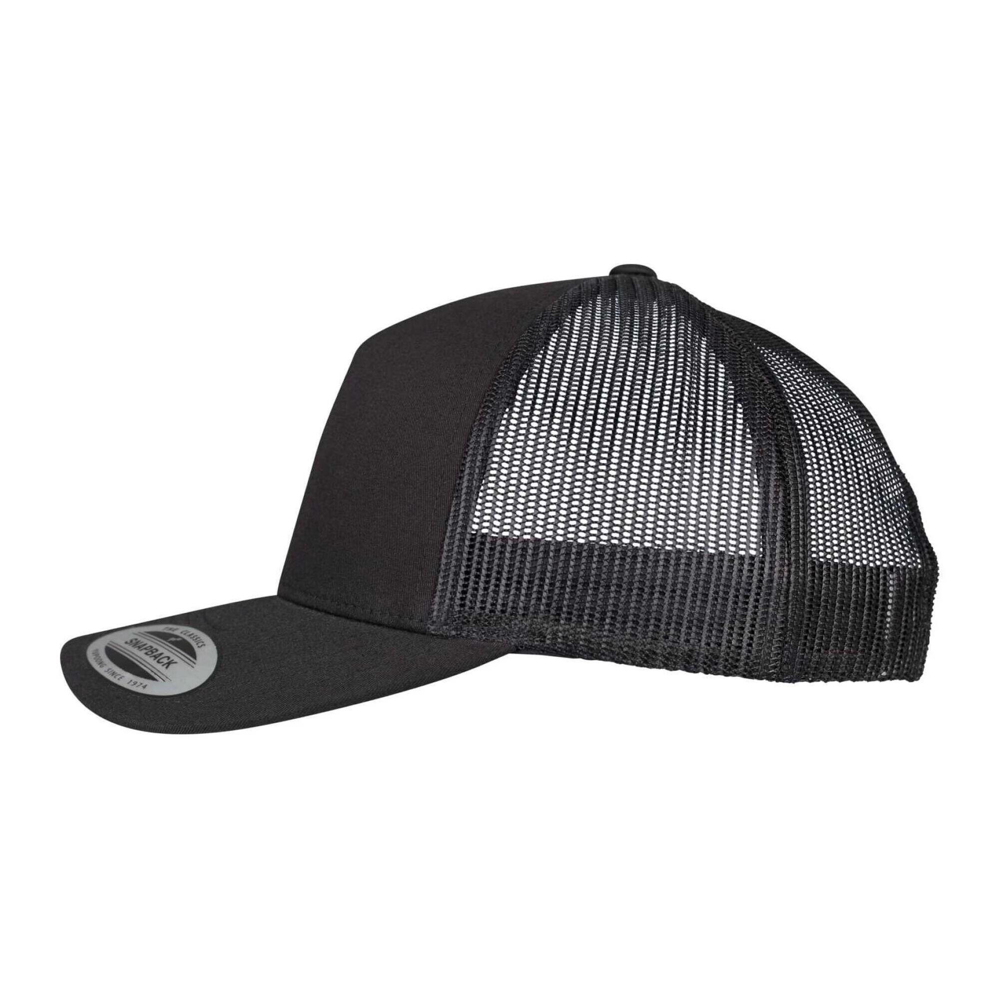 Trucker Cap für HerrenDamen Unisex, 5 Segmente Damen und Herren Holzkohle 3/4