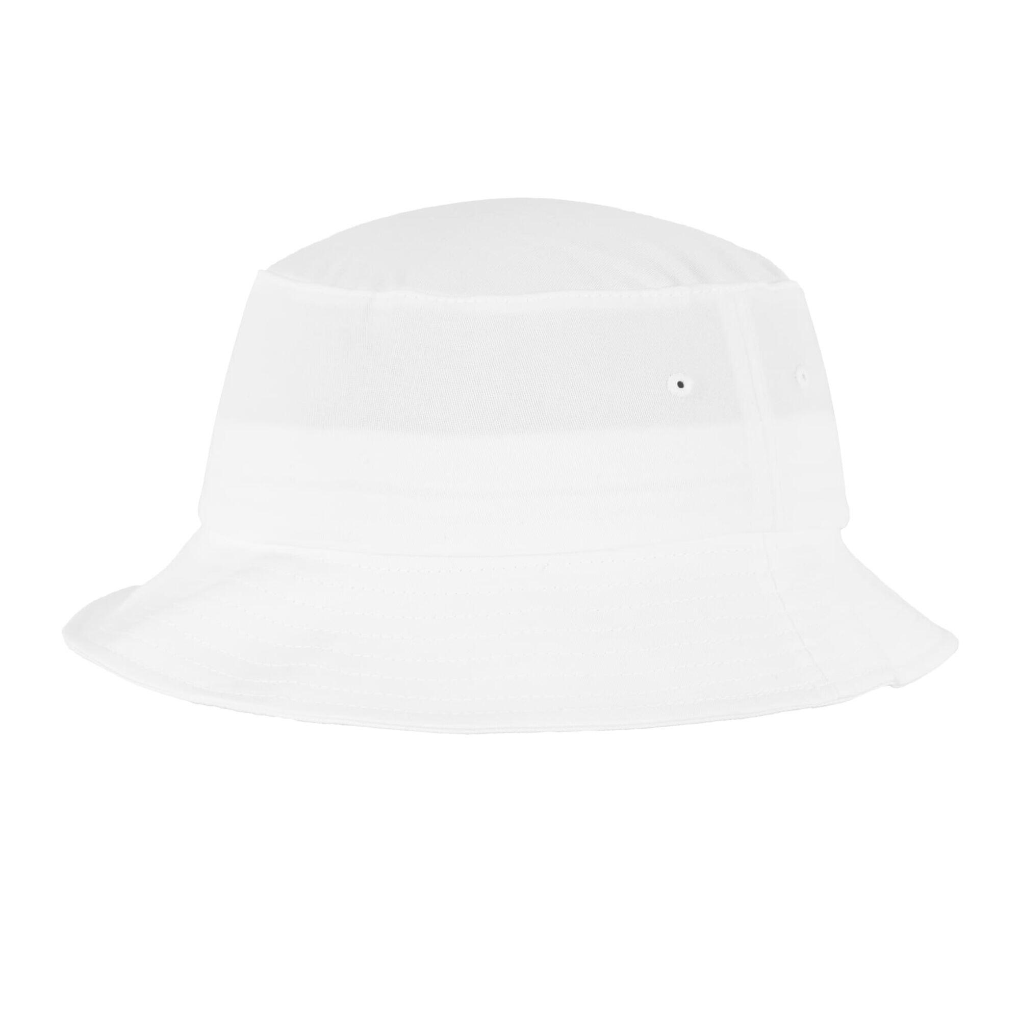 Unisex Adult Cotton Twill Bucket Hat (White) 3/3