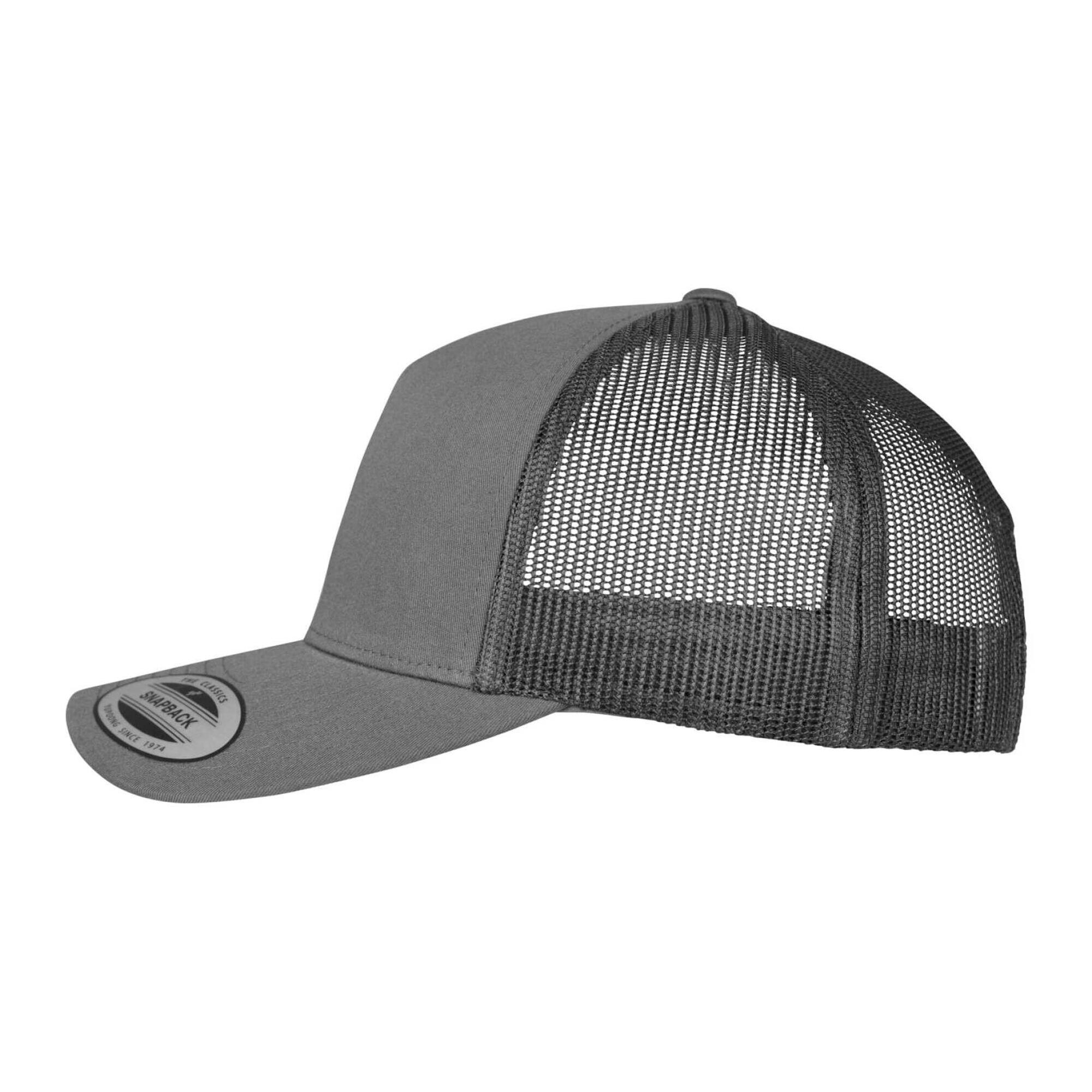 Trucker Cap für HerrenDamen Unisex, 5 Segmente Damen und Herren Holzkohle 4/4