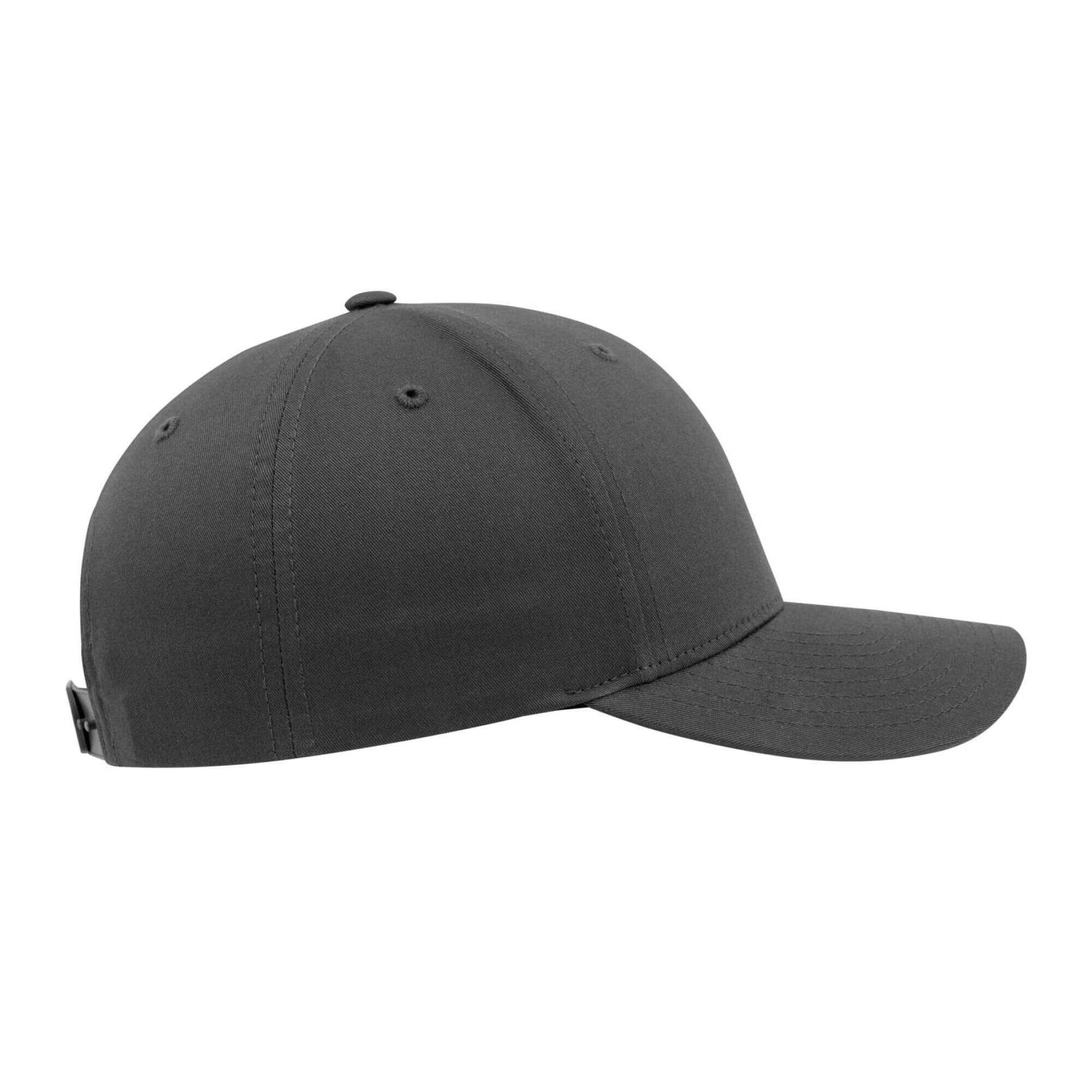 Classic Curved Snapback Baseball Cap (Charcoal) 4/5
