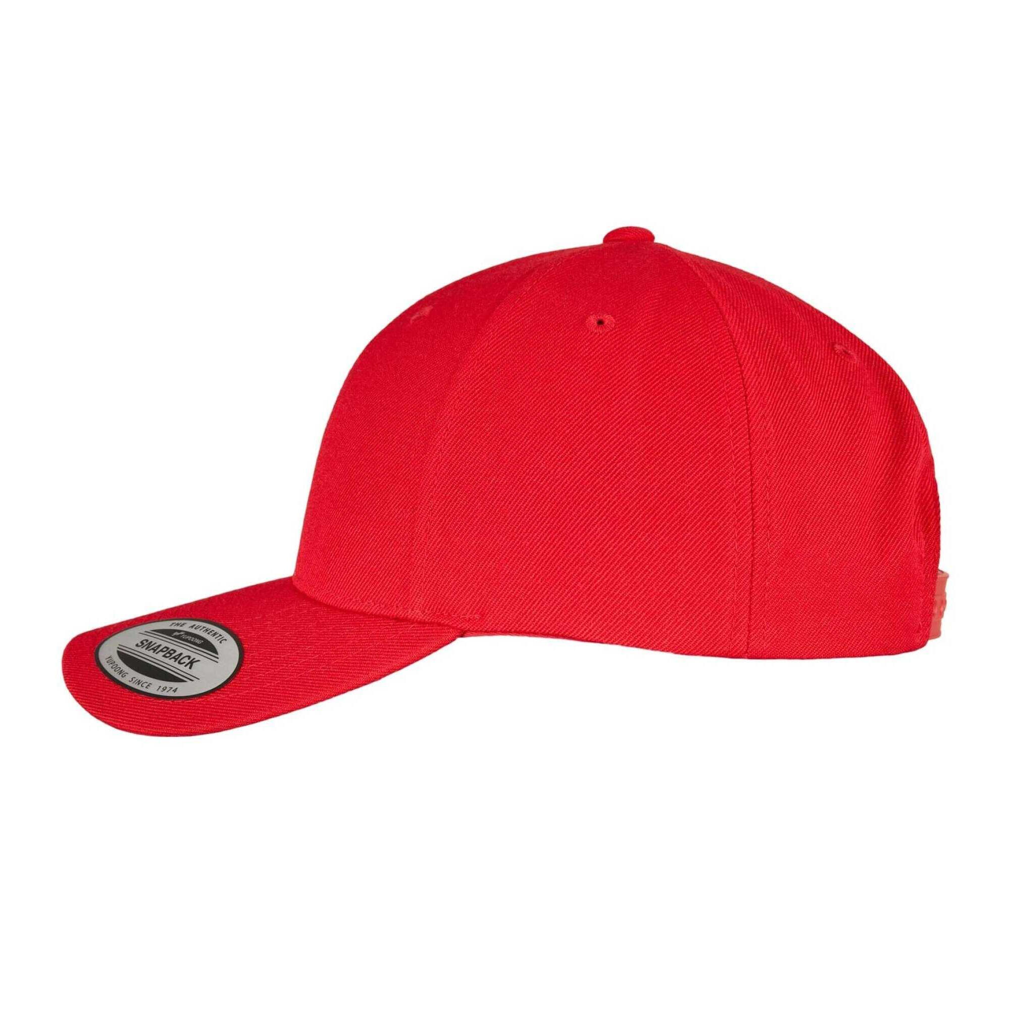 "YP Classics Premium" Kappe Damen und Herren Rot 3/4
