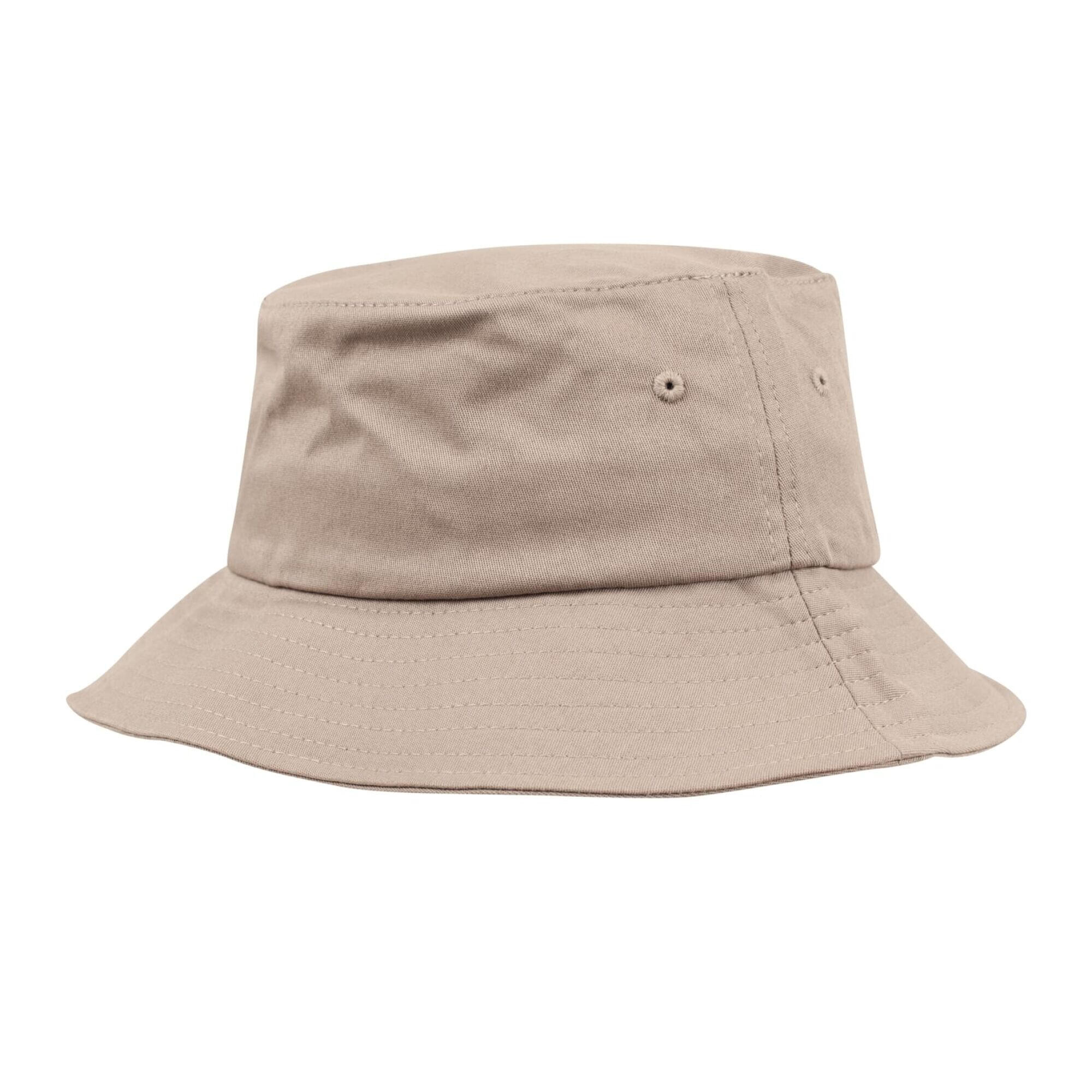 Unisex Adult Cotton Twill Bucket Hat (Khaki) 3/3