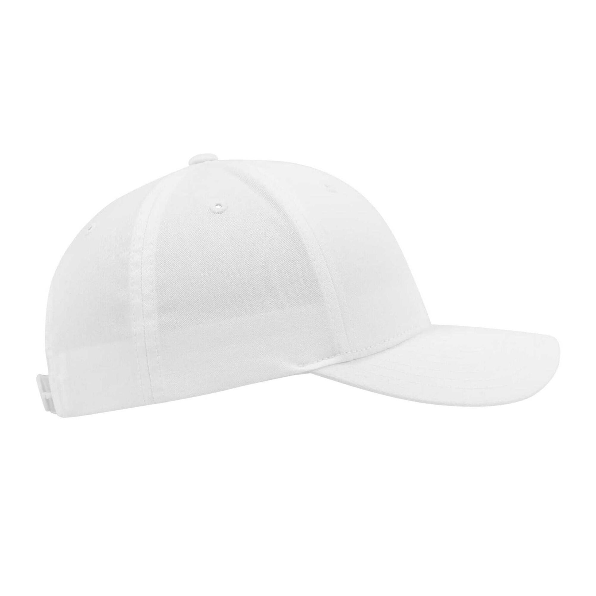 "Classic" BaseballMütze, Snapback Damen und Herren Weiß 4/4