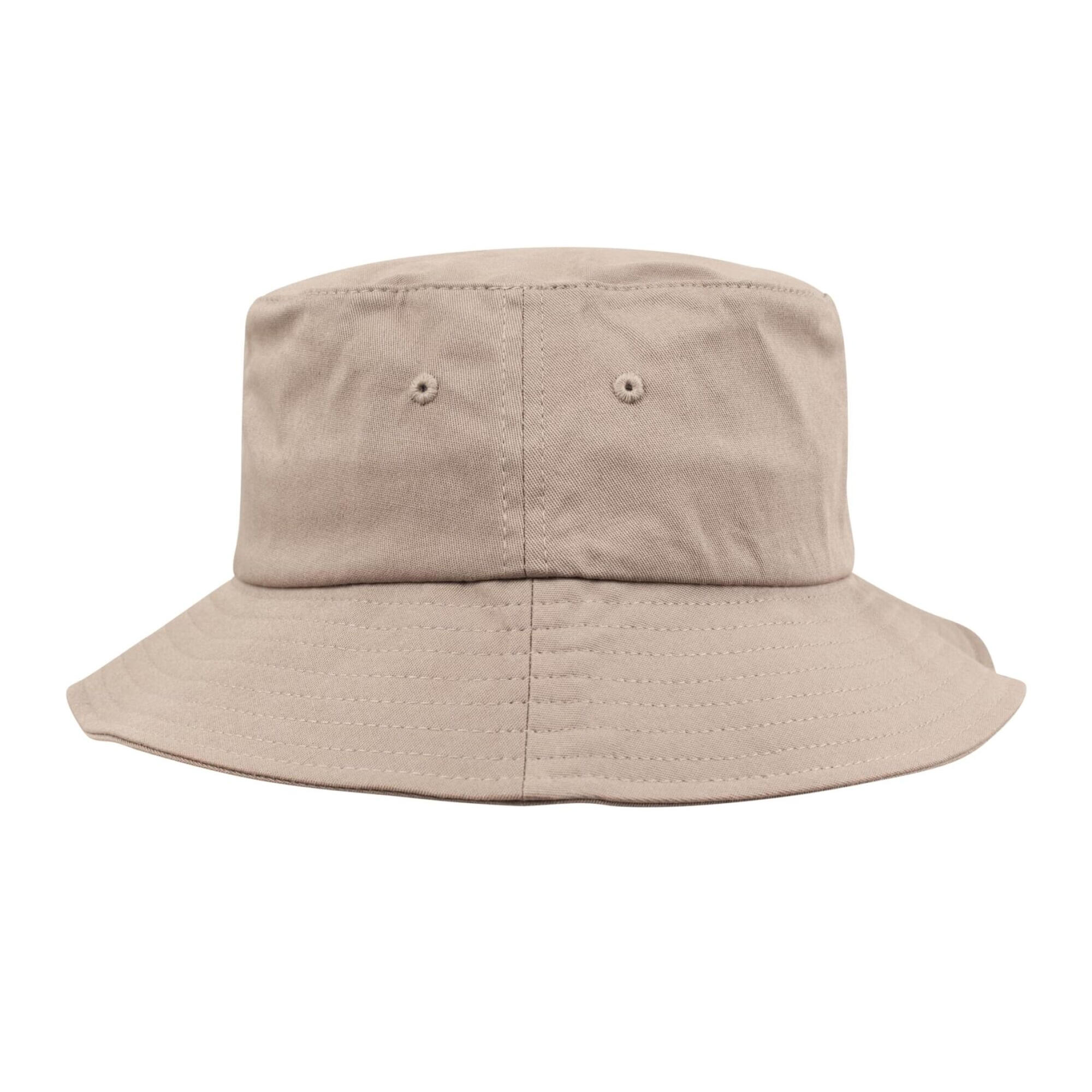 Unisex Adult Cotton Twill Bucket Hat (Khaki) 2/3