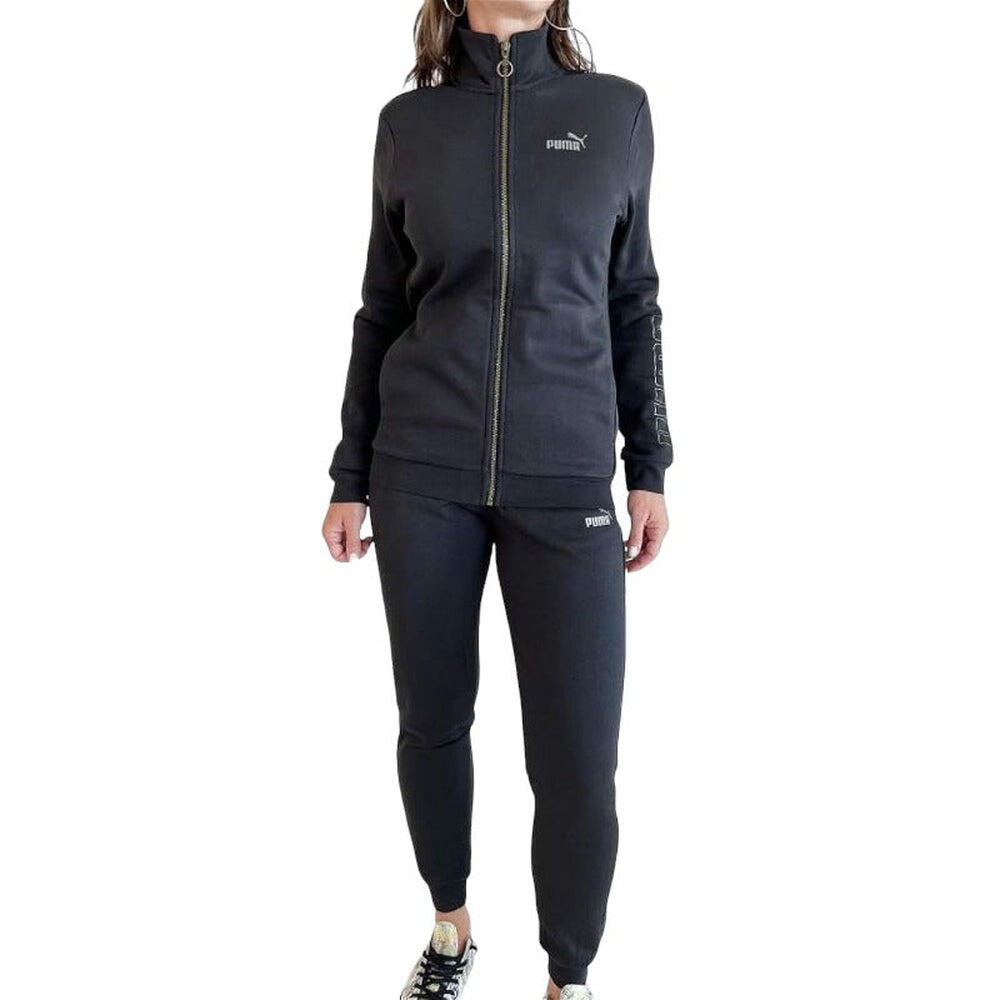 Tuta PUMA Donna Bronze Full-Zip - Completa Nera Elegante 5/6