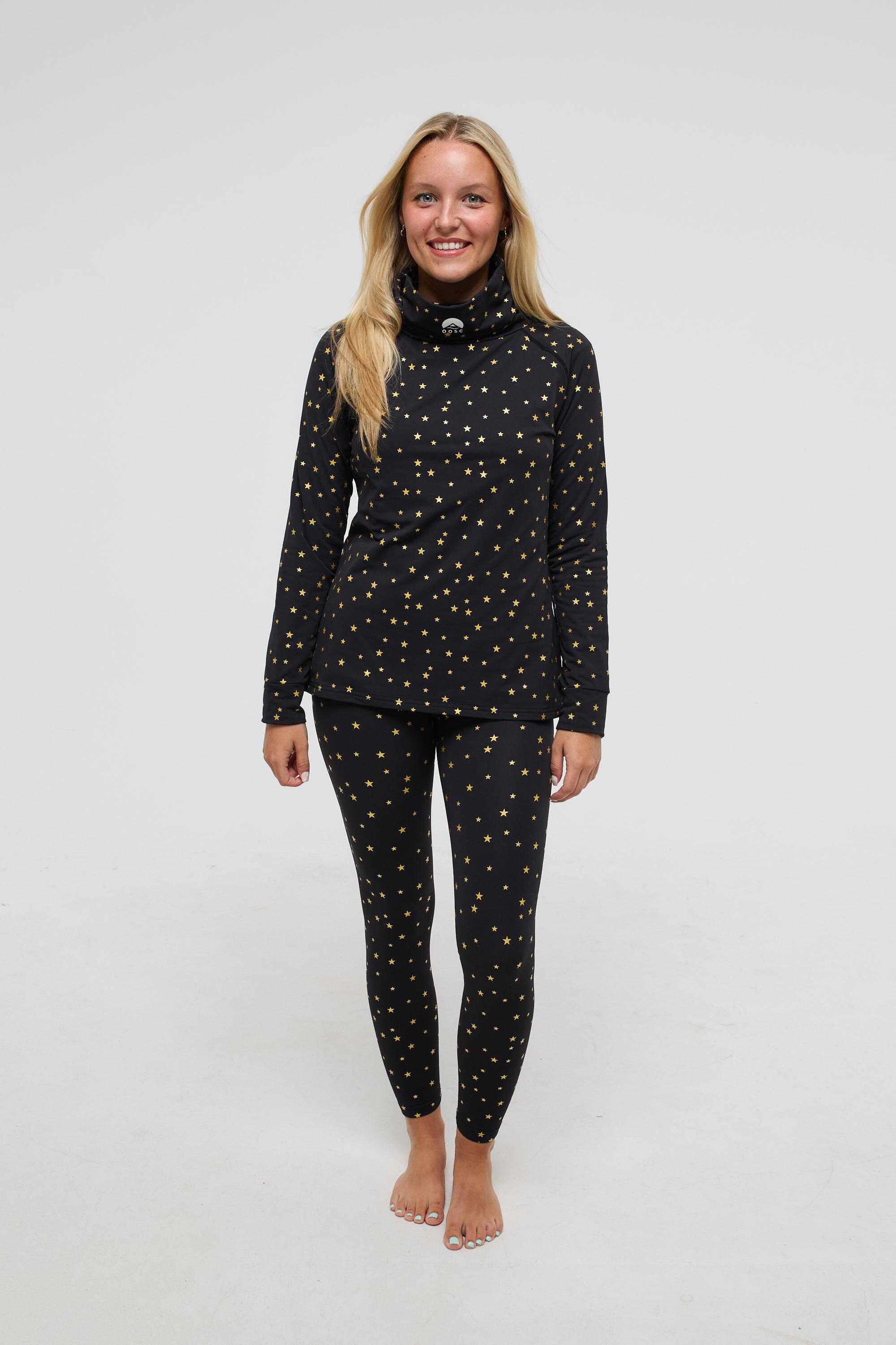 Femme Ski Legging Thermique Shining Star 3/4