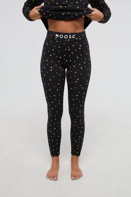 Dames ski functionele legging thermisch shining star