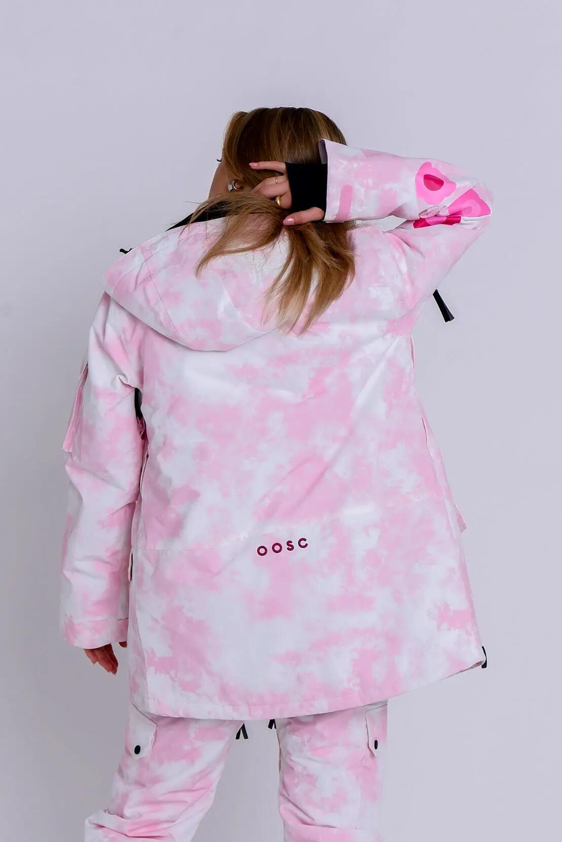 Yeh Girl Ski- & Snowboardjacke – Katie Ormerod Pink Tie Dye Signature Line 10/15