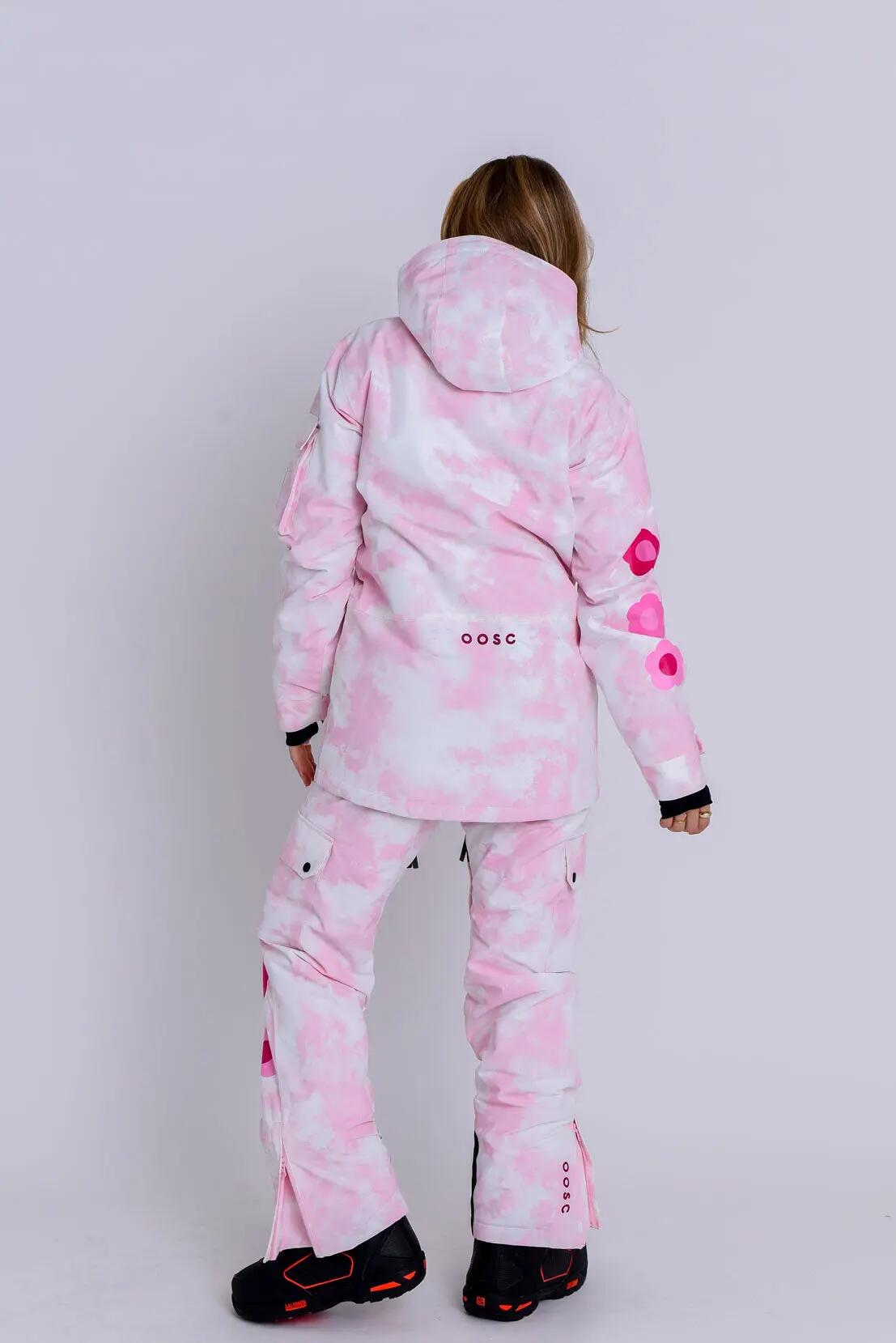 Yeh Girl Ski- & Snowboardjacke – Katie Ormerod Pink Tie Dye Signature Line 12/15