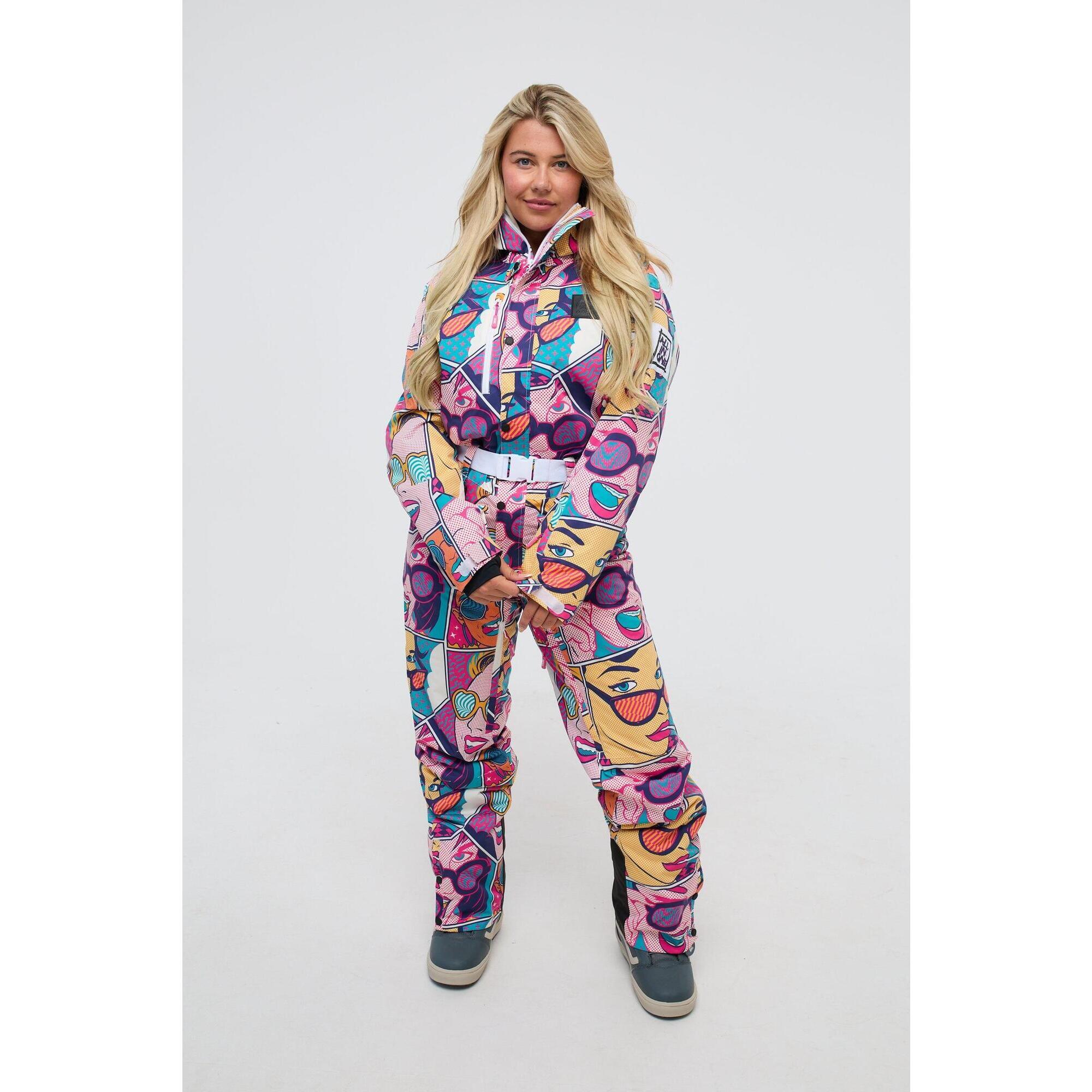 Oosc - Combinaison De Ski - Comic Book Candy Shaped Femme - Combinaison De Ski - Rose - Decathlon