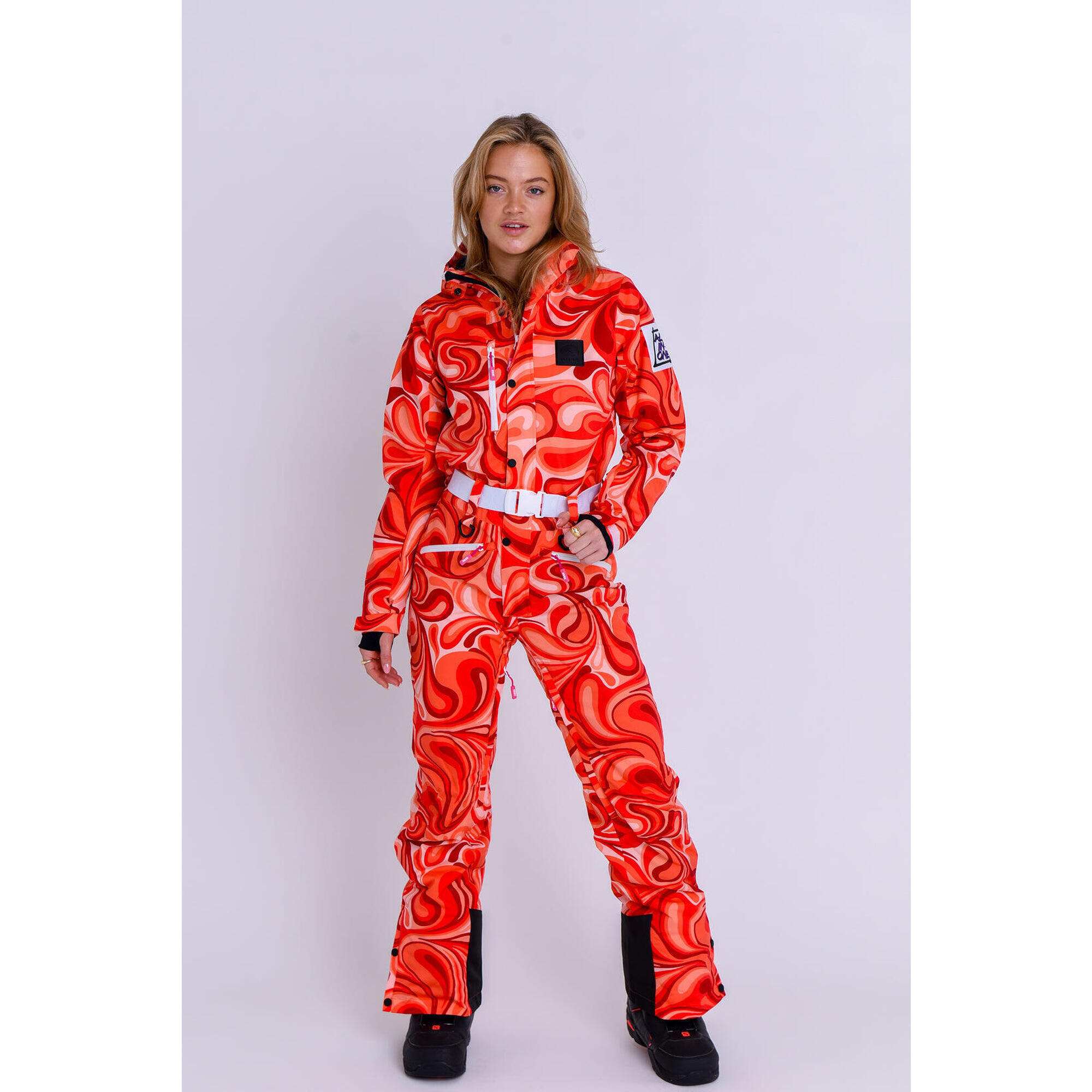 Oosc - Combinaison De Ski - Shagadelic Baby! Femme - Combinaison De Ski - Gris|multicolore|rose - Decathlon