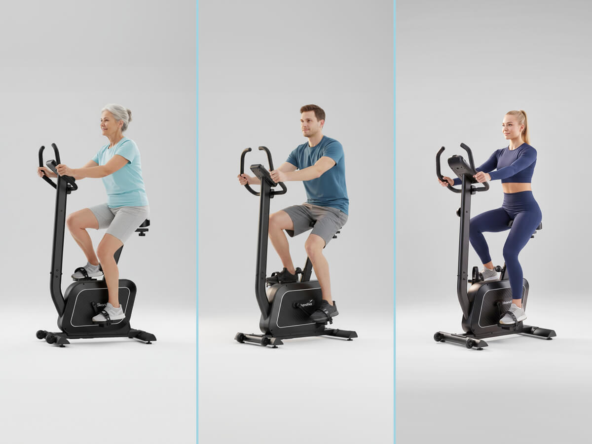 Ergómetro estático Cykling P8-HM - Bicicleta para casa - hasta 120 kg 4/7