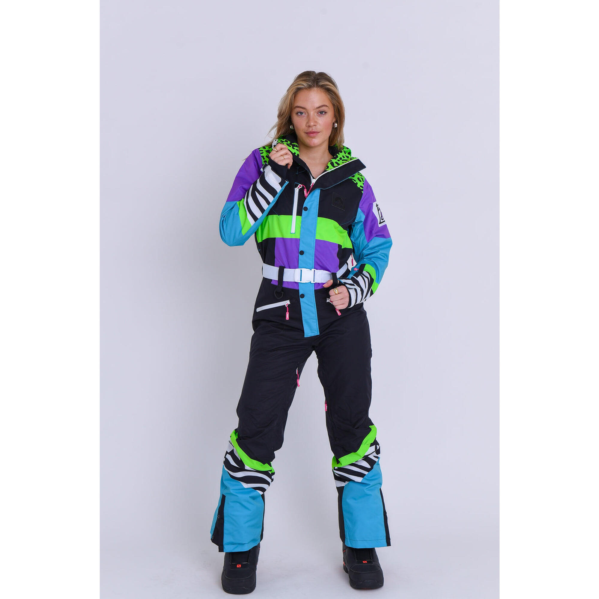 Oosc - Combinaison De Ski - Hotel California Femme - Combinaison De Ski - Multicolore|vert|violet - Decathlon