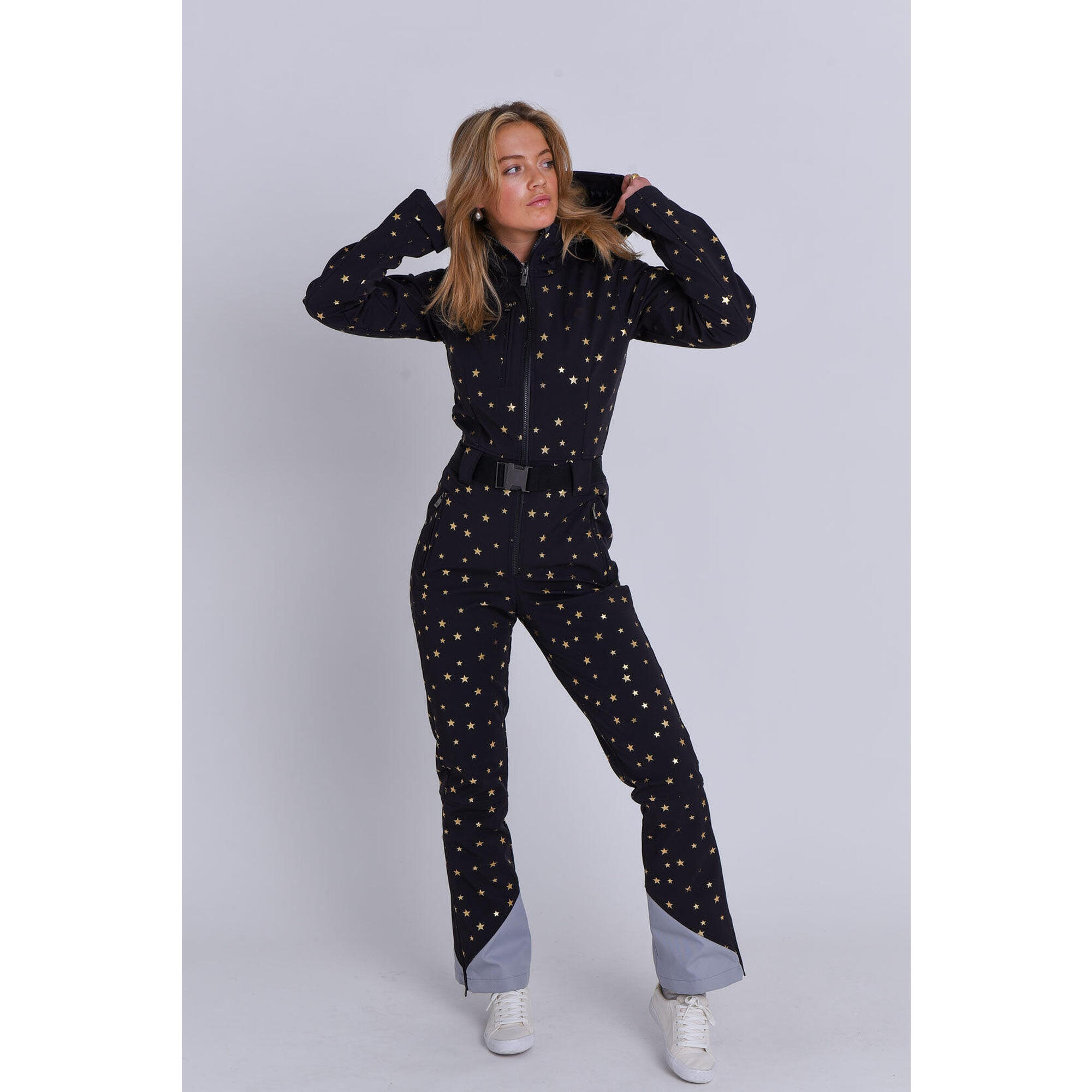 Oosc - Combinaison De Ski - Shining Star Femme - Combinaison De Ski - Gris|noir - Decathlon