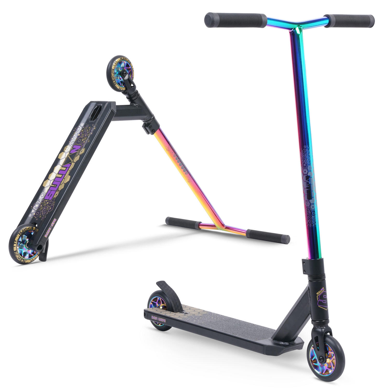 Trotinete freestyle Resolute  - Barra preta/neo 4/5