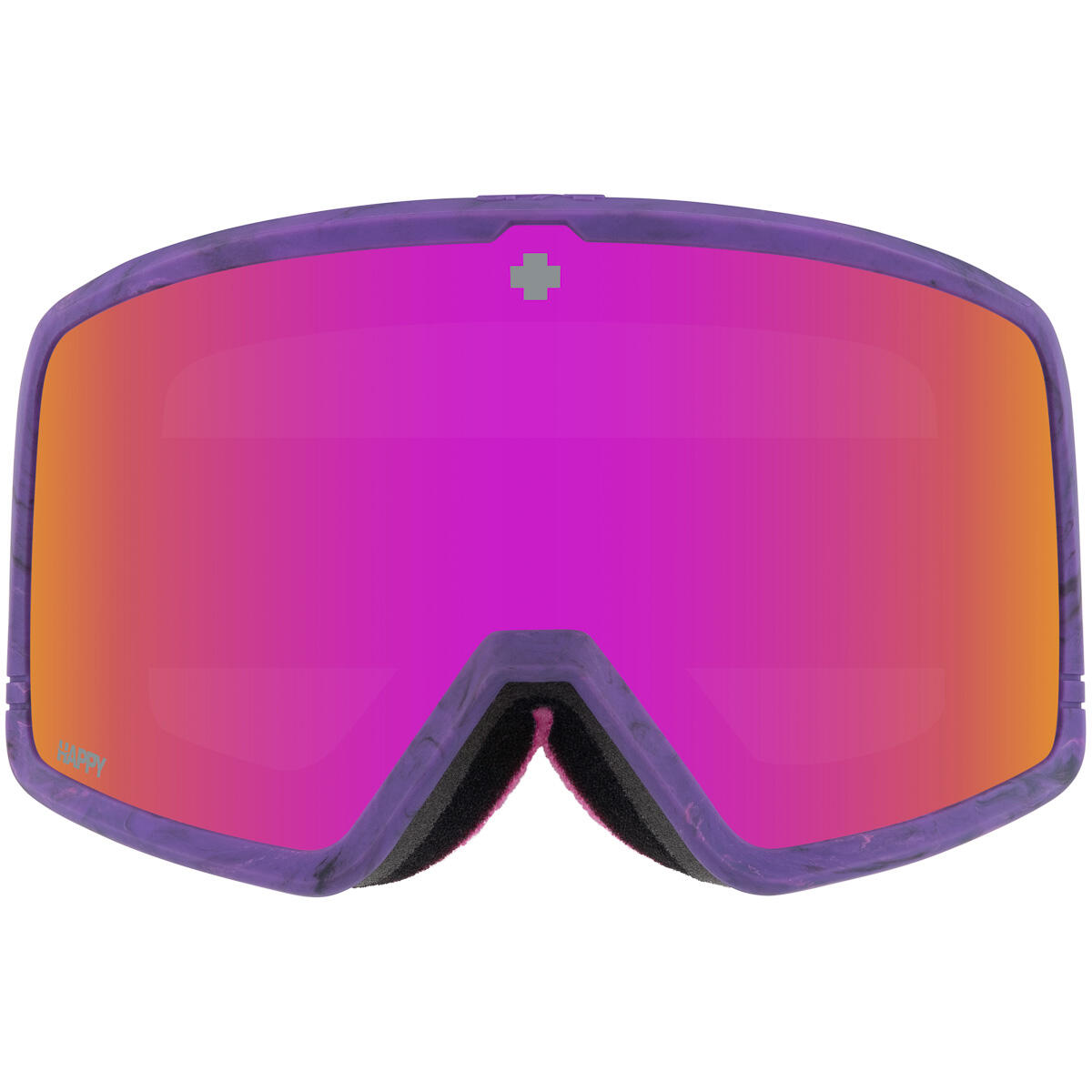 Masque de ski MEGALITH Trippy Threads - Happy ML Rose Pink Mirror 3/4