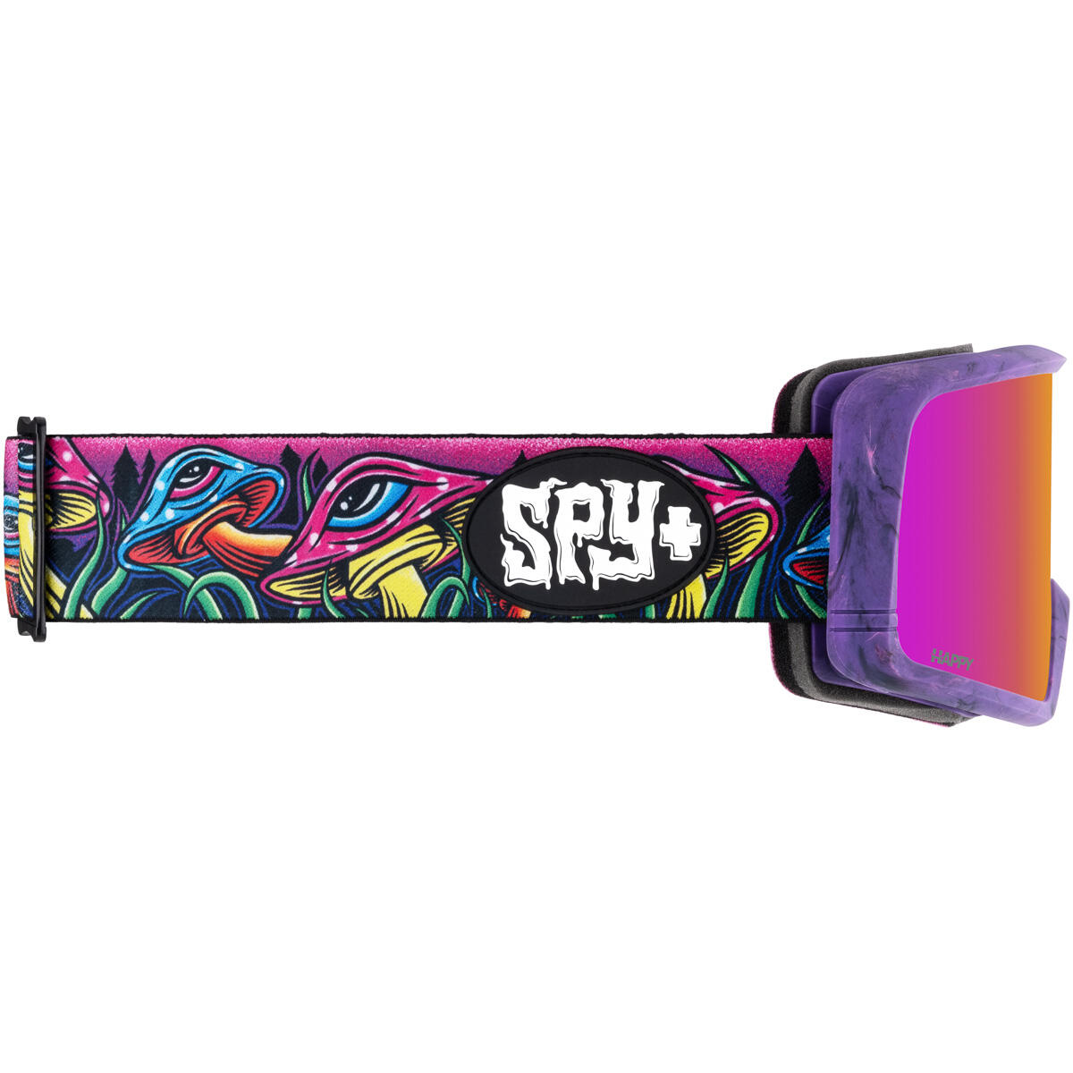 Masque de ski MEGALITH Trippy Threads - Happy ML Rose Pink Mirror 2/4