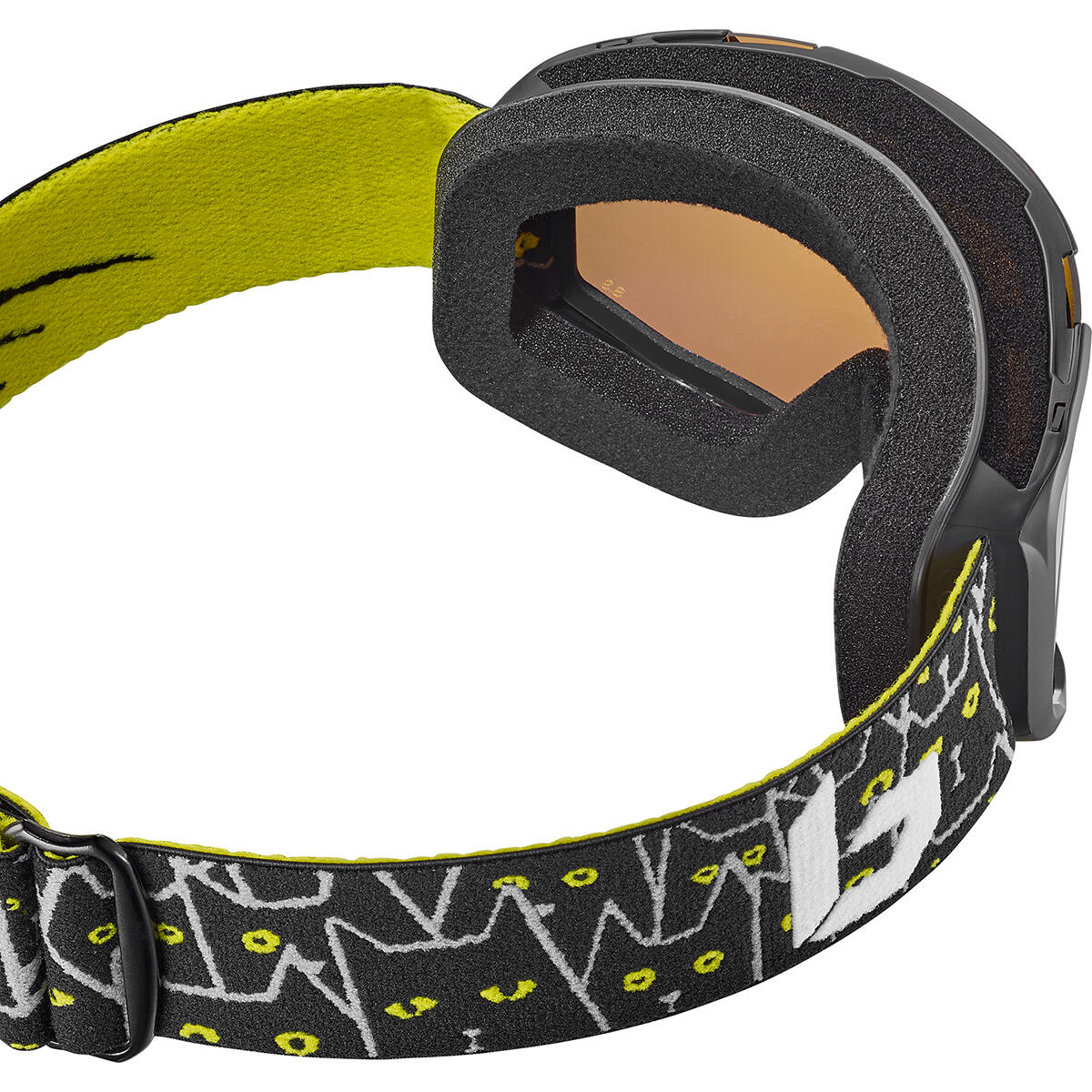 Skibril ROCKET PLUS Black Cats matte - Sunshine Cat 3 2/5