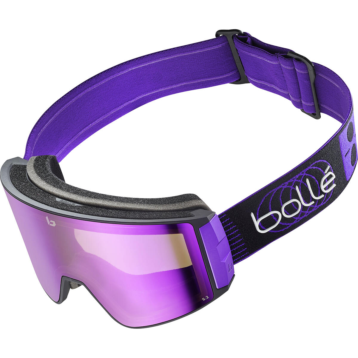 Masque de ski BLACKRIDGE Galactic Map matte - Cosmic Purple Cat 2 3/6